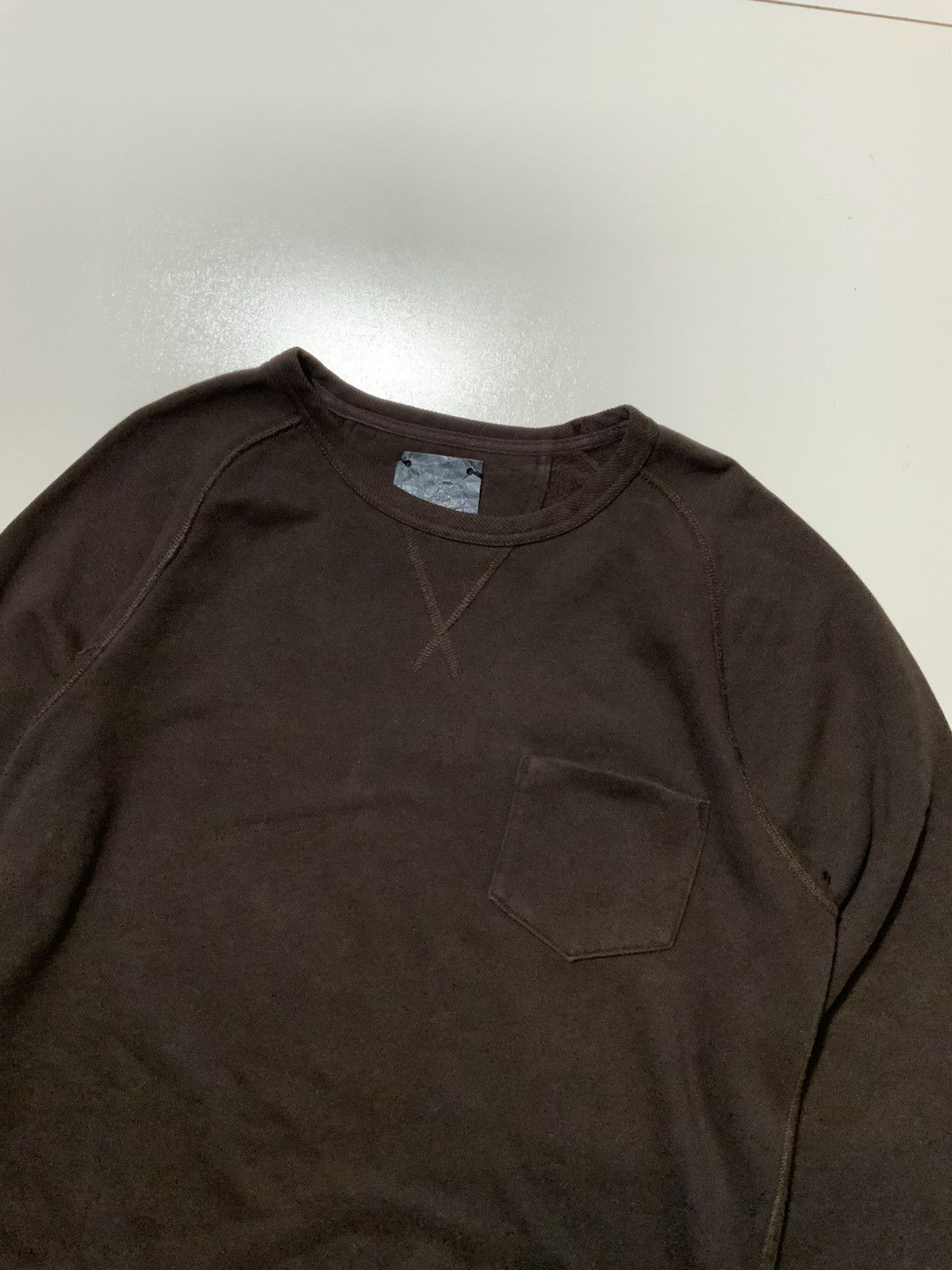 Designer Ink Clothing Archival Archive Gusset V Crewneck Sweatshirt Size US L / EU 52-54 / 3 - 3 Thumbnail