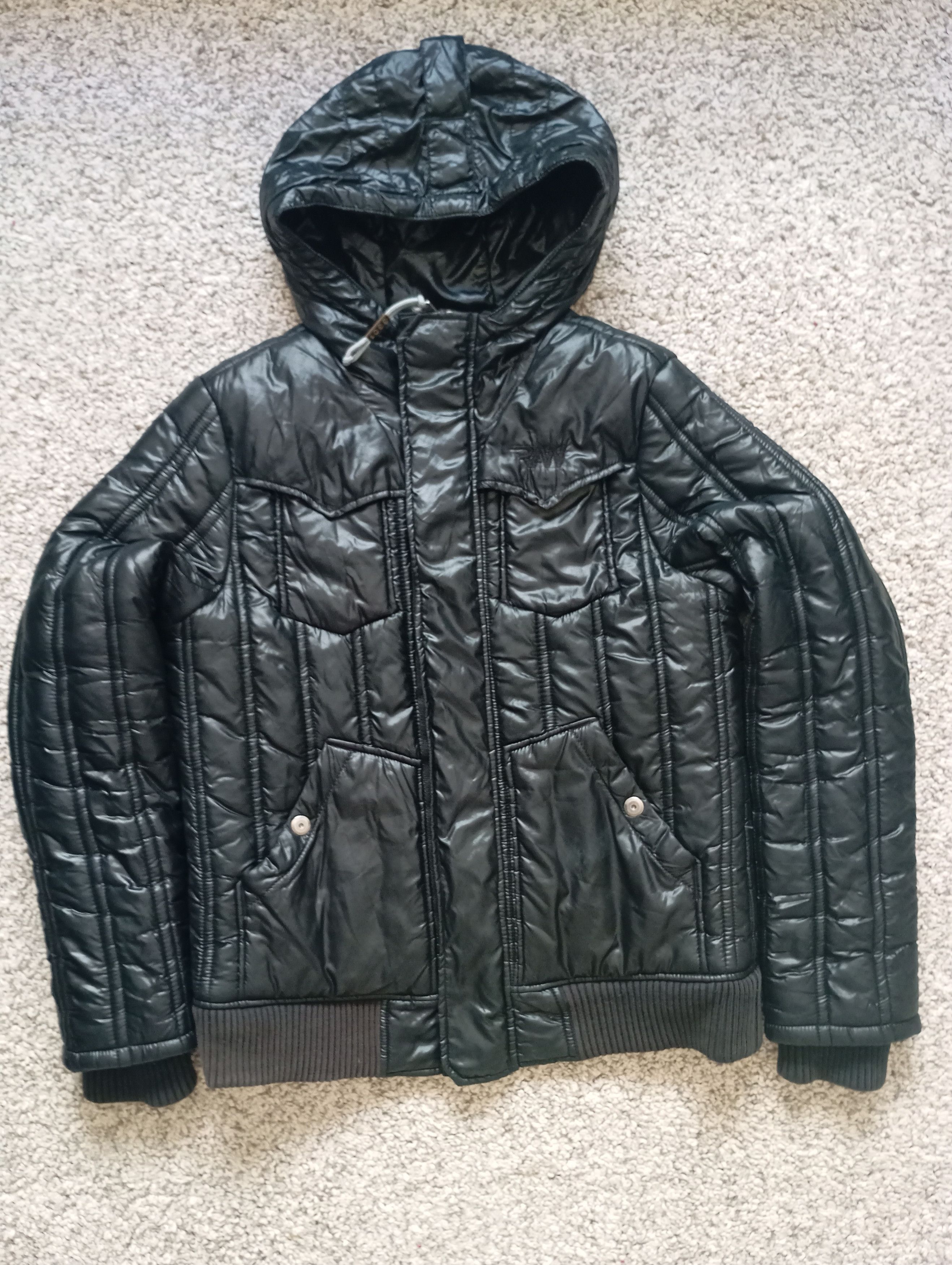G-Star × Japanese Brand × Vintage G-Star Raw Vintage Bomber Jacket 00s Big Logo Size US L / EU 52-54 / 3 - 18 Thumbnail