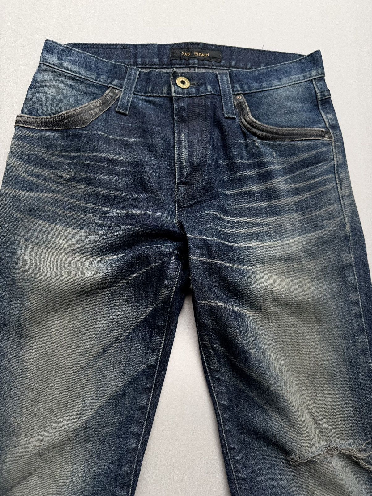 Japanese Brand Edwin lace-up flare jeans Size US 28 / EU 44 - 3 Thumbnail