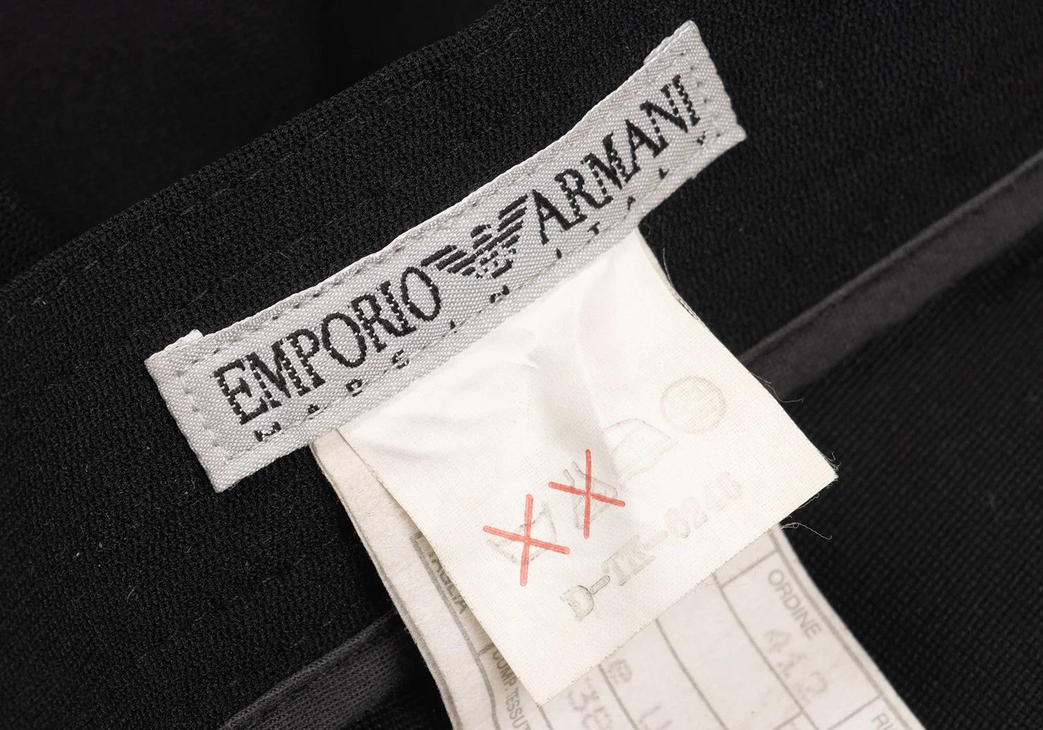 Emporio Armani Nylon Stretch Straight Pants in Black Size 46 Size US 30 / EU 46 - 16 Thumbnail