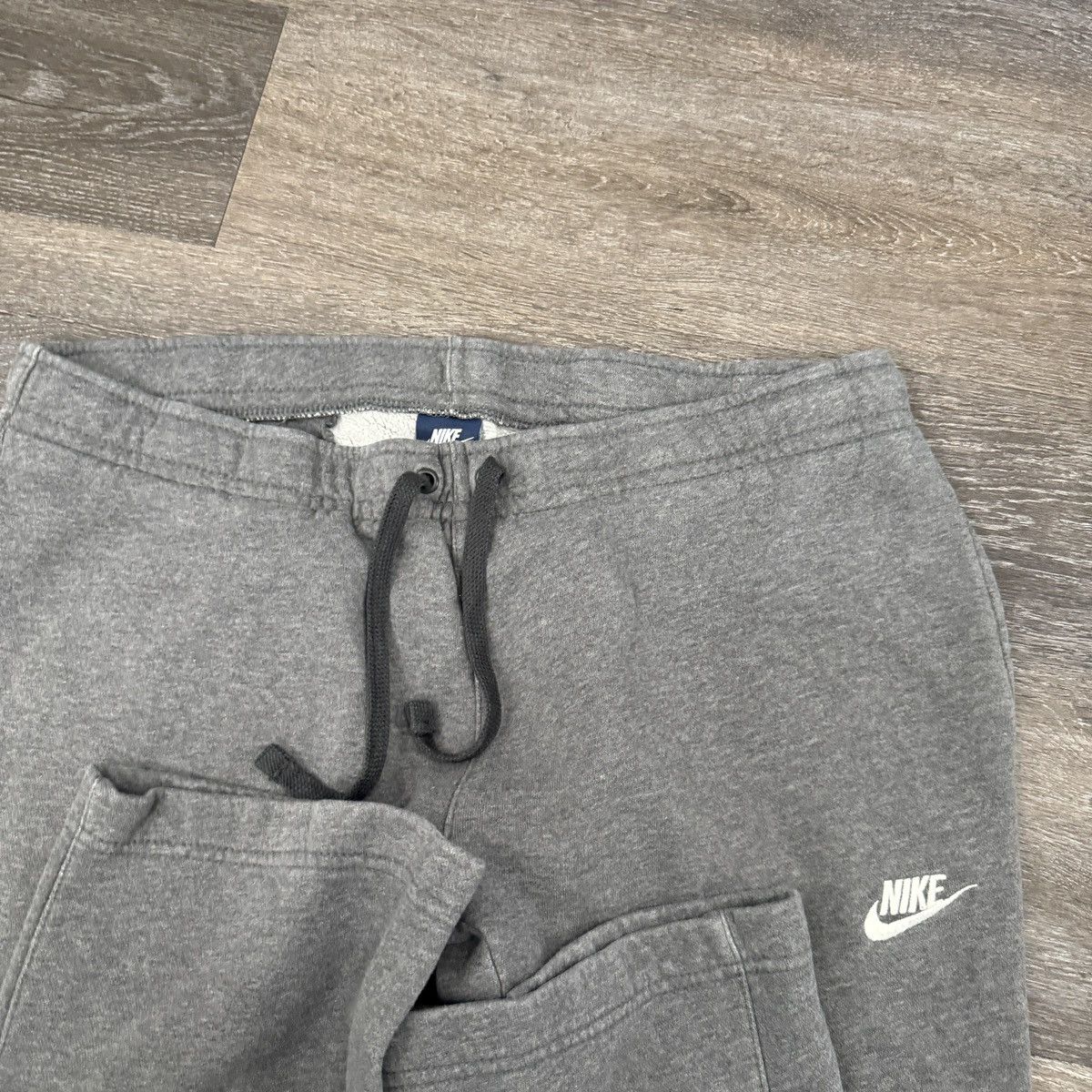 Nike × Vintage Vintage Y2K Nike baggy wide leg essential grey sweatpants Size US 34 / EU 50 - 3 Thumbnail