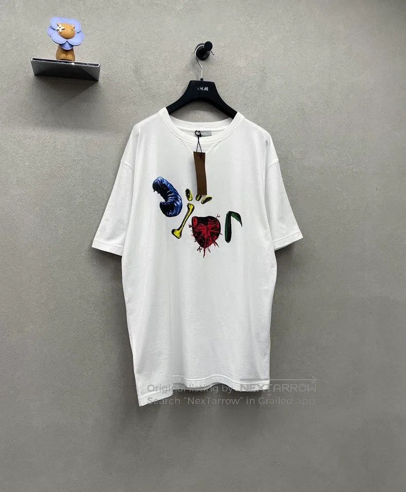 Dior Dior Contrast pattern white short sleeves Size US L / EU 52-54 / 3 - 3 Thumbnail