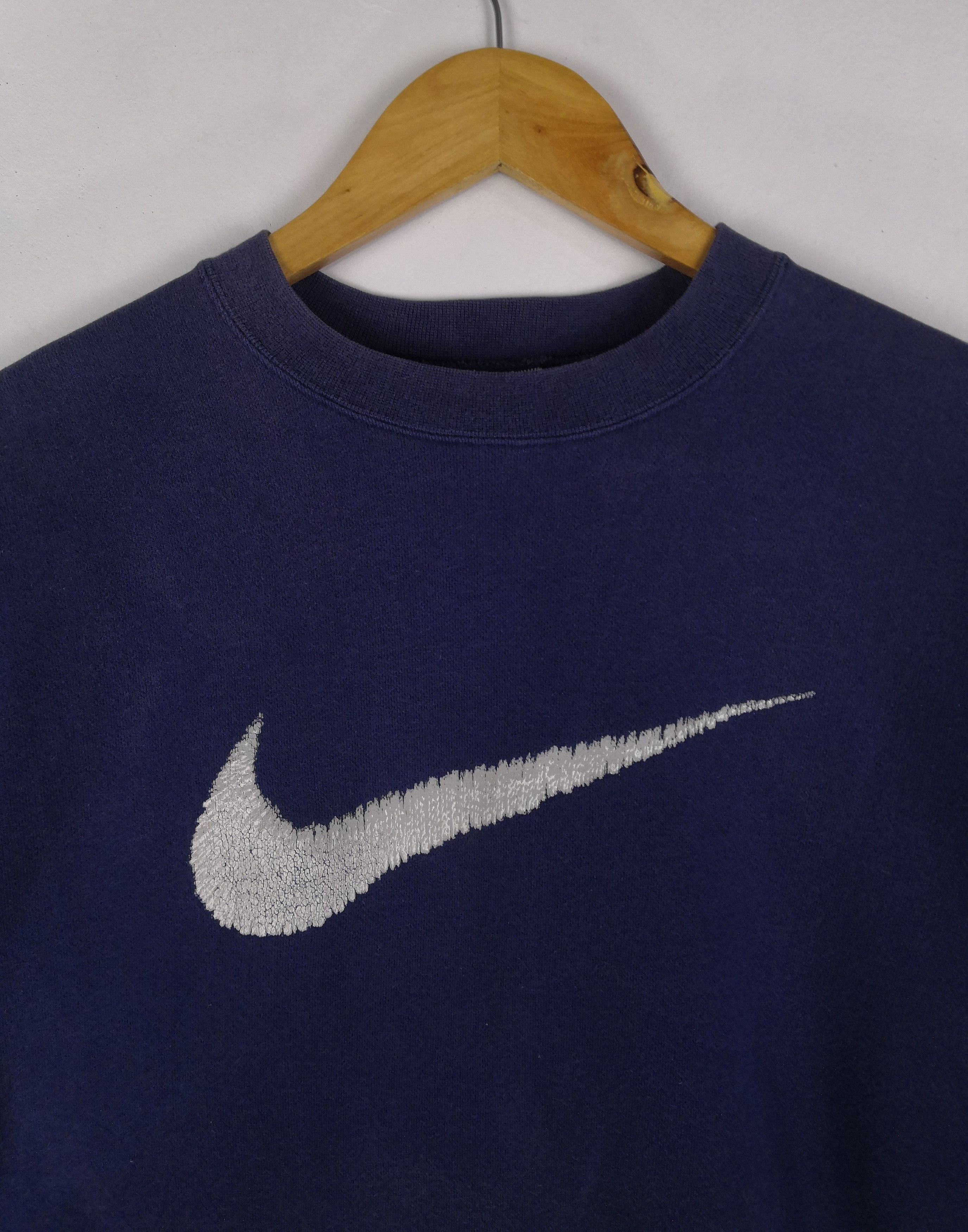 Nike Vintage 90s Nike Sweatshirt Big Logo Nike Sweater Size US M / EU 48-50 / 2 - 2 Thumbnail