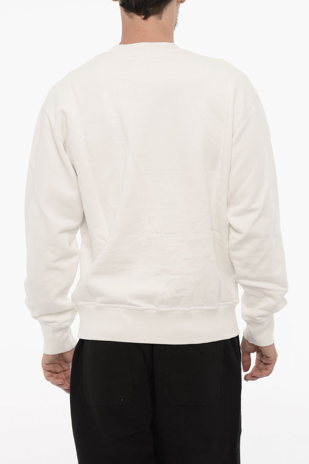 Ambush Design og1mm0925 Crewneck Sweatshirt in White/Black Size US XXL / EU 58 / 5 - 2 Thumbnail