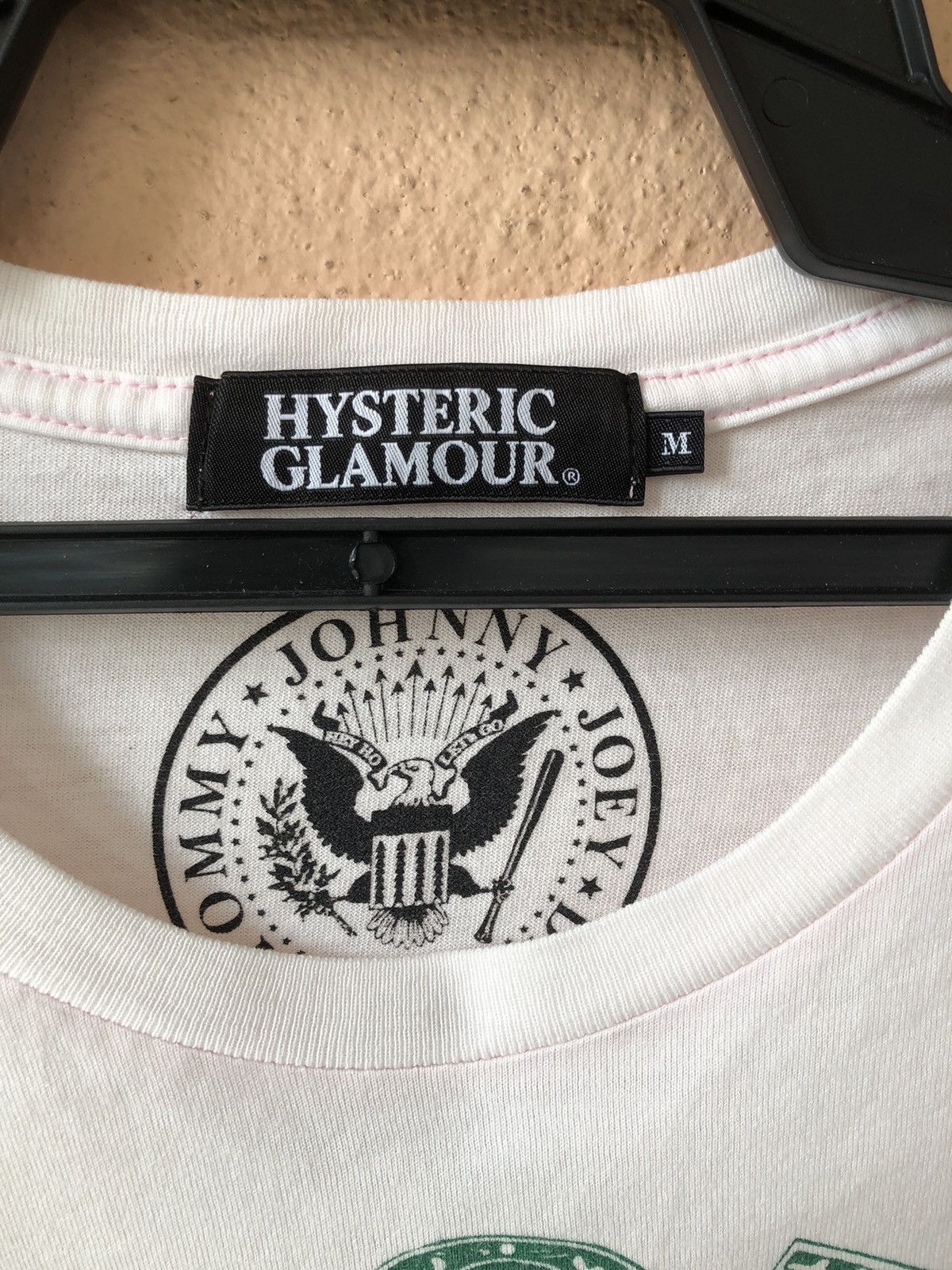 Band Tees × Hysteric Glamour × Japanese Brand Hysteric Glamour Joey Ramones Punk Tee Size US M / EU 48-50 / 2 - 4 Thumbnail