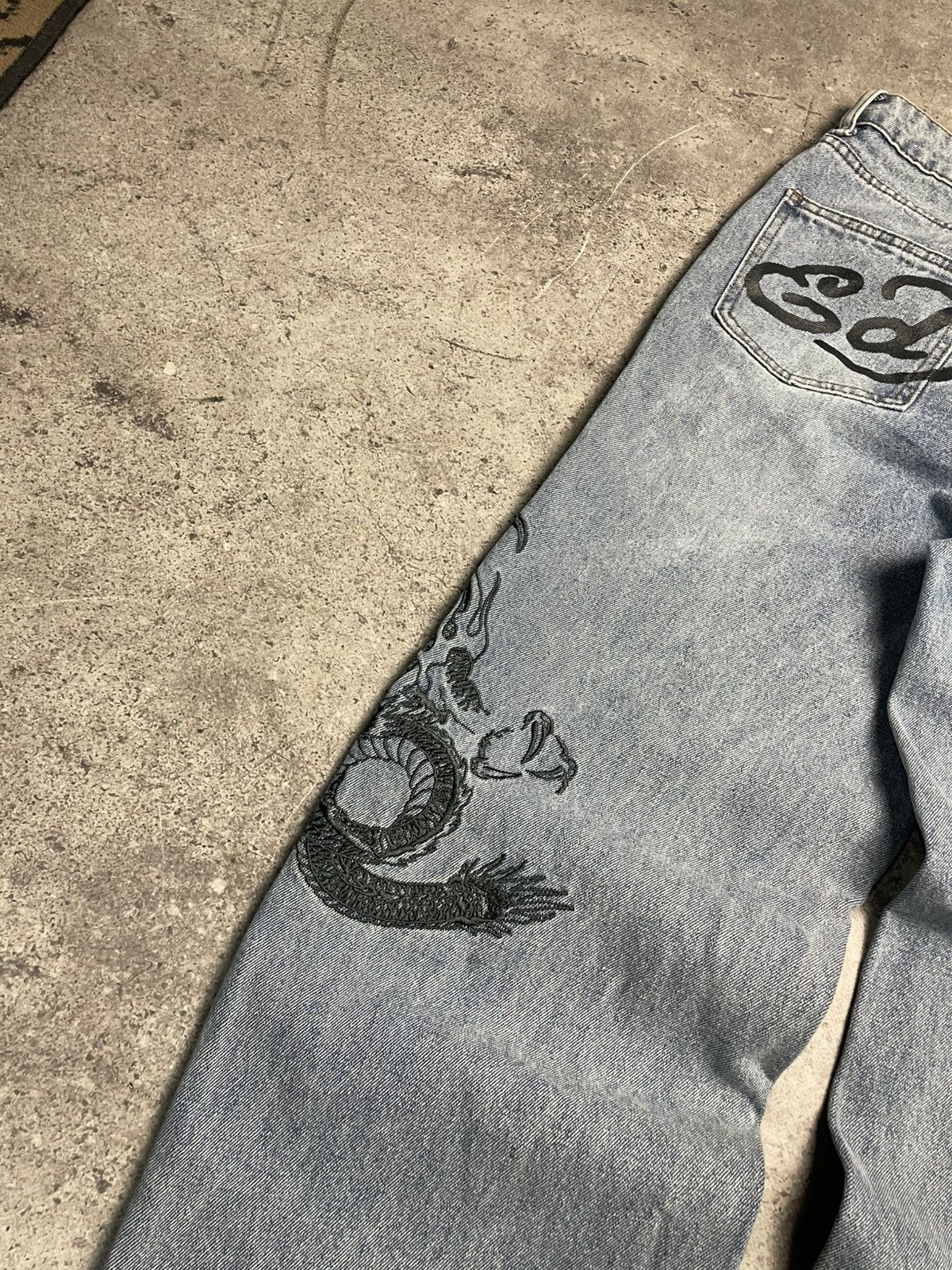 Ed Hardy Ed Hardy Urban Outfitters baggy jeans rap denim pants Size US 30 / EU 46 - 5 Thumbnail