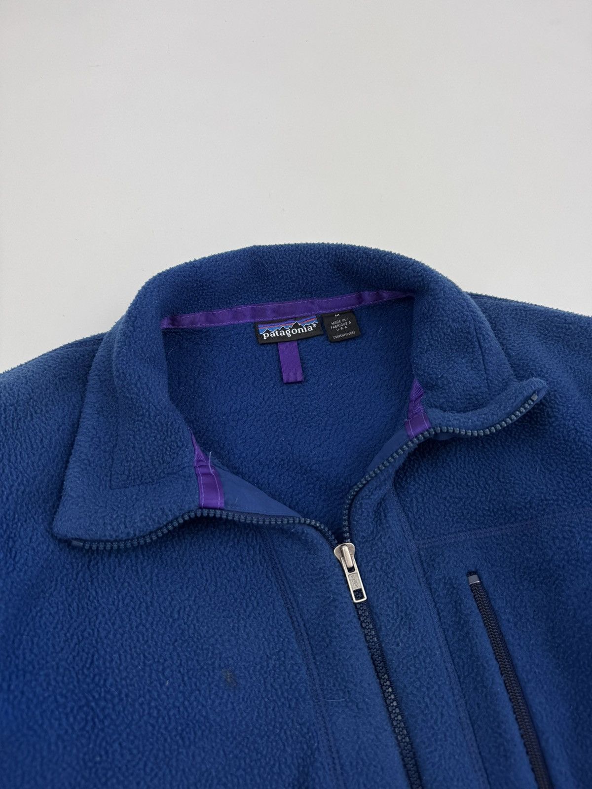 Patagonia 1990’s Vintage Patagonia Synchilla Blue Fleece Jacket Size US M / EU 48-50 / 2 - 9 Thumbnail