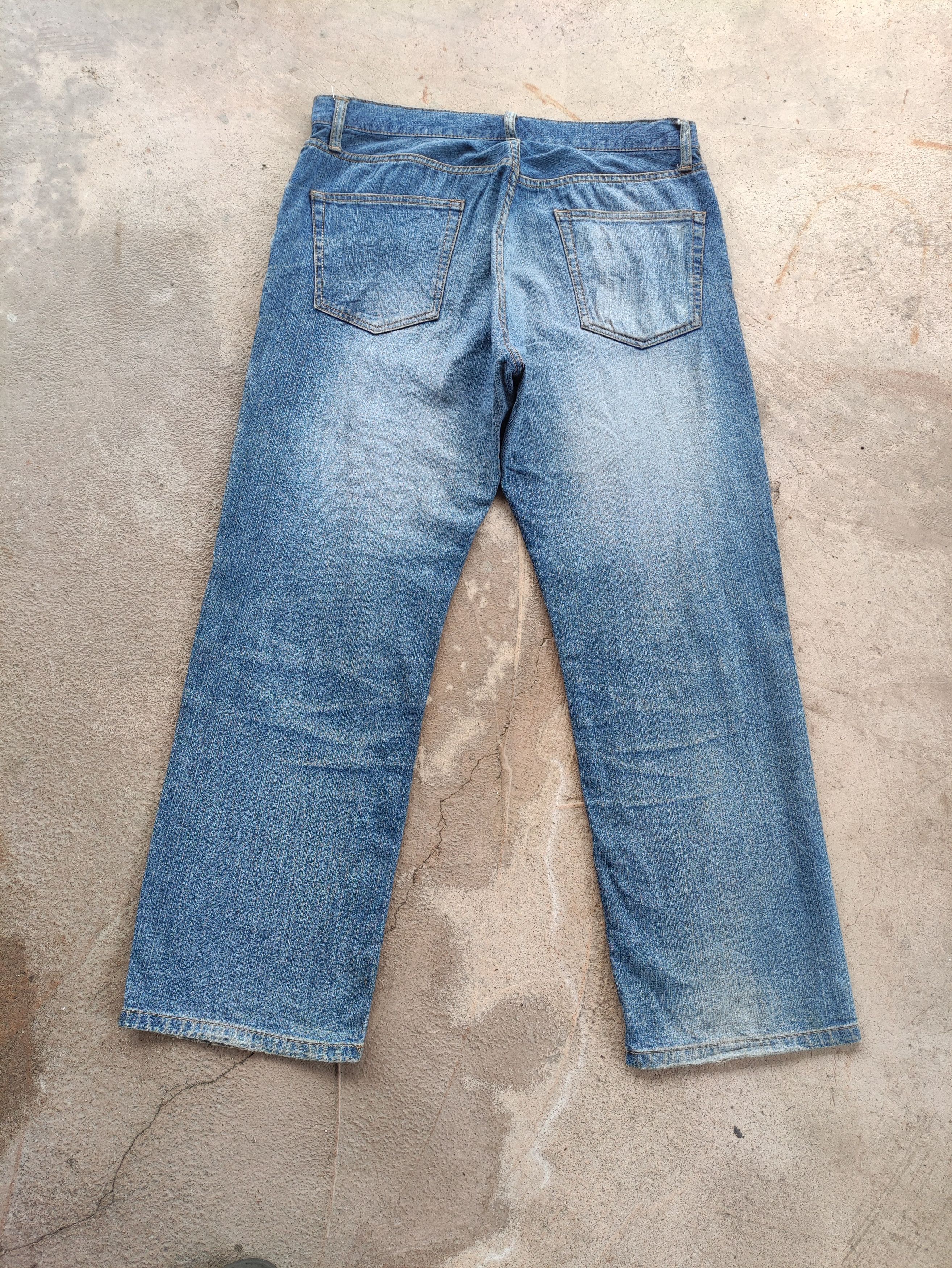 Japanese Brand Vintage Japanese Jean Baggy Denim Distressed Faded Size US 36 / EU 52 - 9 Thumbnail