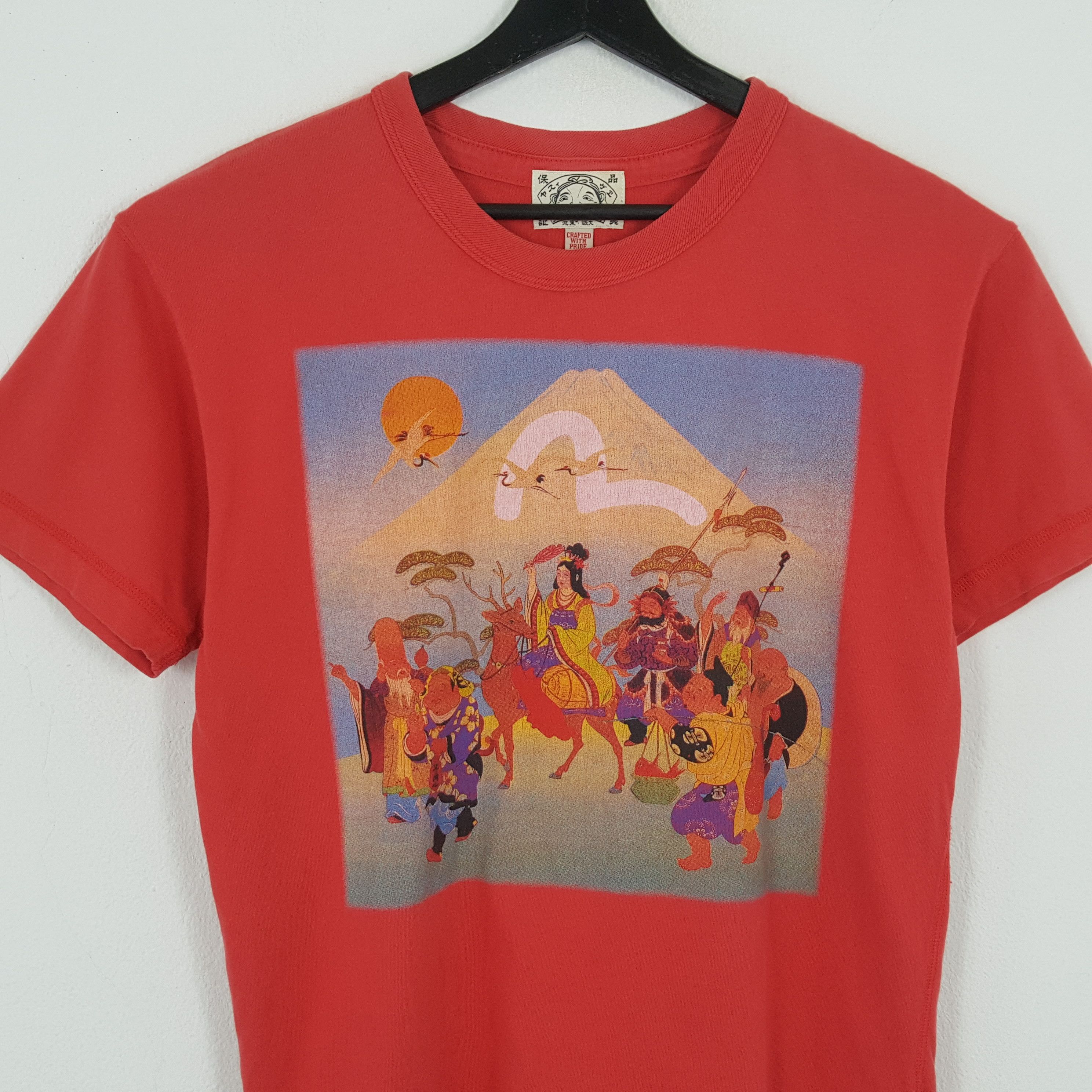 Evisu × Japanese Brand × Vintage EVISU Japanese Brand Rare Design Tshirt Size US M / EU 48-50 / 2 - 2 Thumbnail