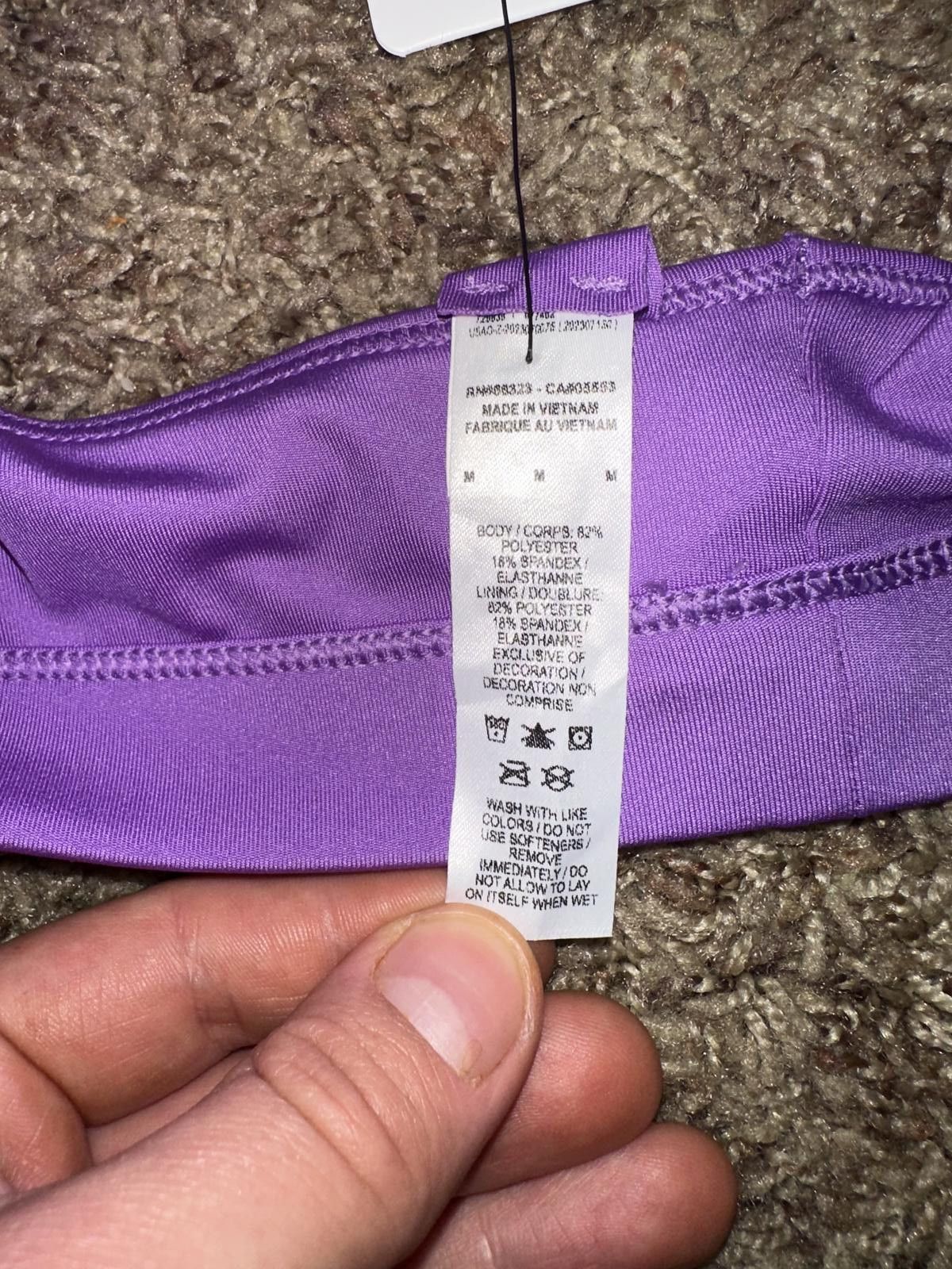 Nike Nike Swoosh Girls' Sports Bra Sample Size ONE SIZE - 8 Thumbnail
