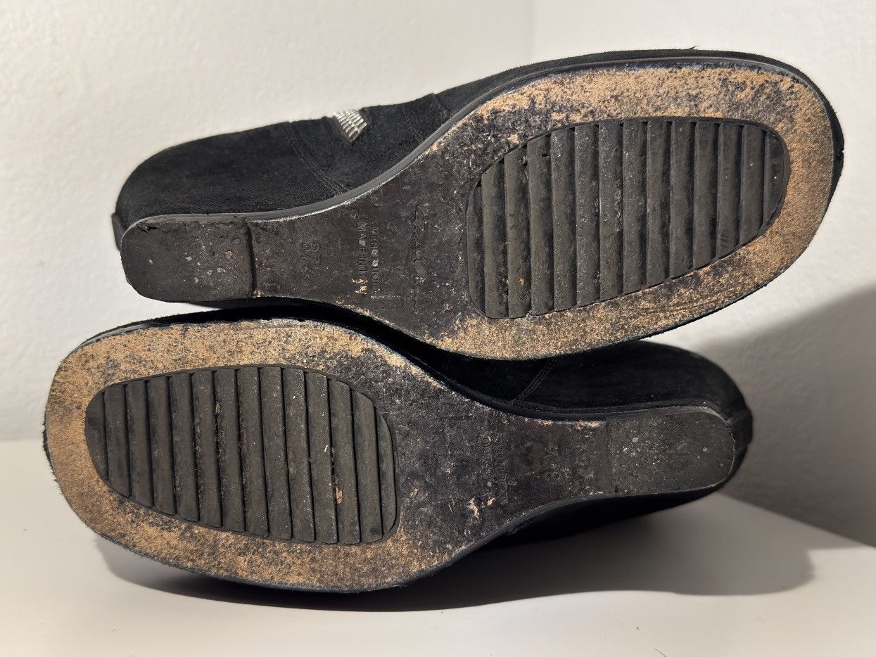Rick Owens Rick Owens Blistered Goatskin Wedge Ankle Boots Size US 7.5 / IT 37.5 - 13 Thumbnail