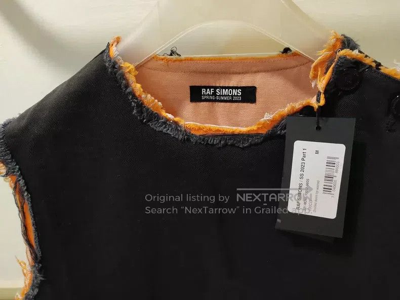 Raf Simons Double-layer denim vest