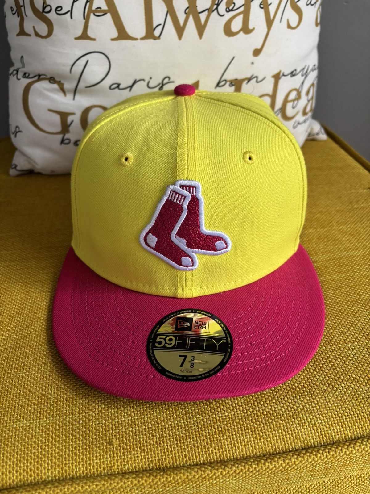New Era Boston Red Sox Fitted Hat Size ONE SIZE - 2 Thumbnail