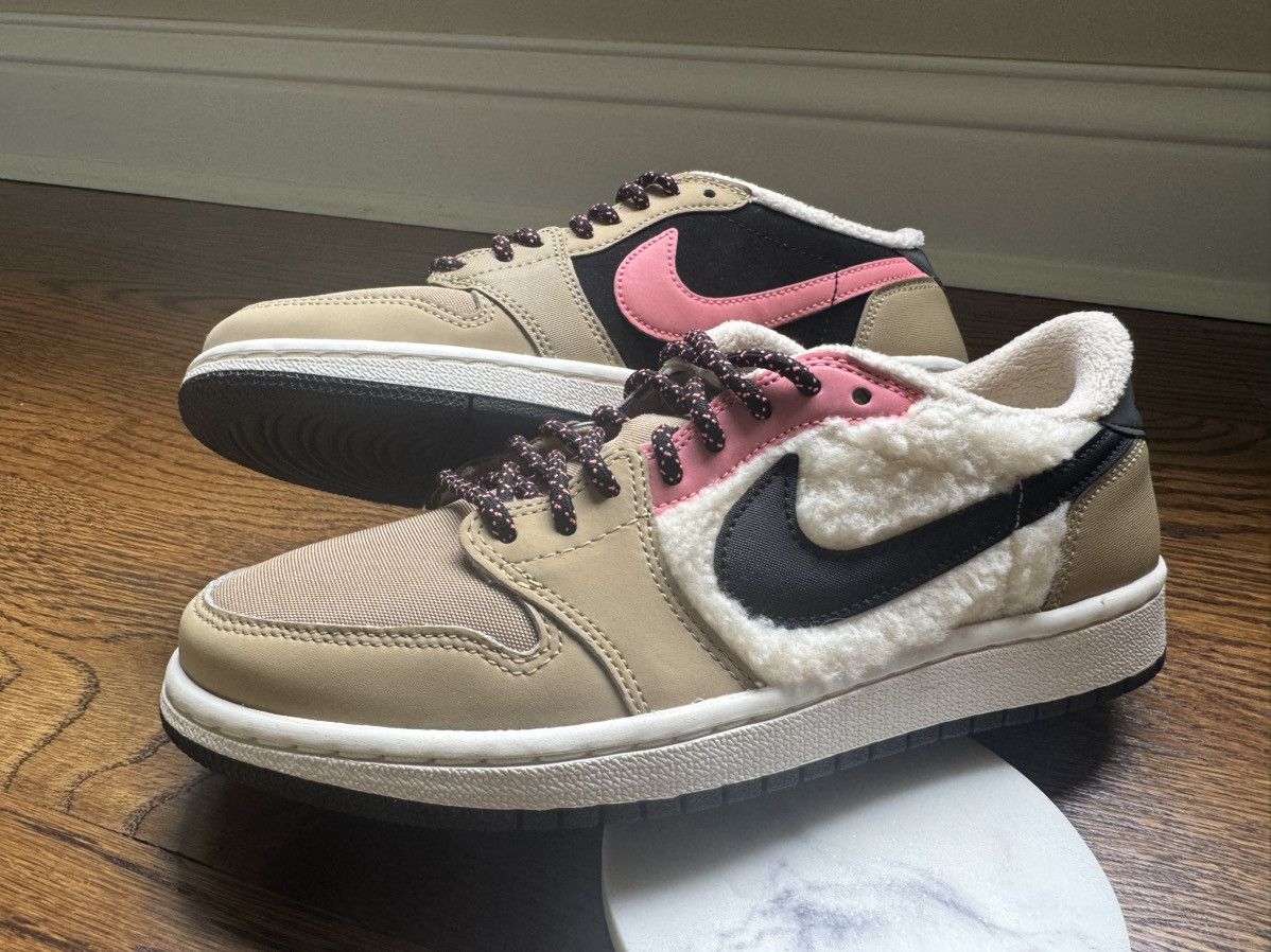 Jordan Brand Women’s 6.5W Jordan 1 Low Utility Pack Fleece OG Parachute Size US 6.5 / IT 36.5 - 1 Thumbnail