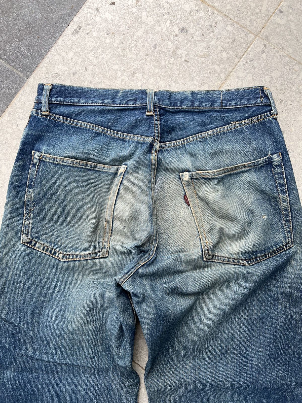 Indigo Sugar Cane Toyo Enterprise Baggy cut denim Size US 33 - 12 Thumbnail