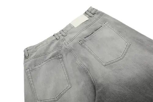 Japanese Brand Heavy washed punk distressed gradient jeans Size US 32 / EU 48 - 5 Thumbnail