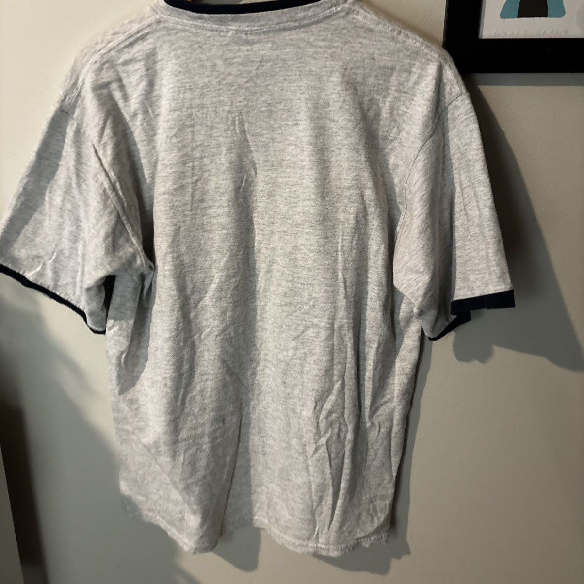Tultex University of Michigan Embroidered Puff Logo Shirt Ringer Size US L / EU 52-54 / 3 - 5 Thumbnail