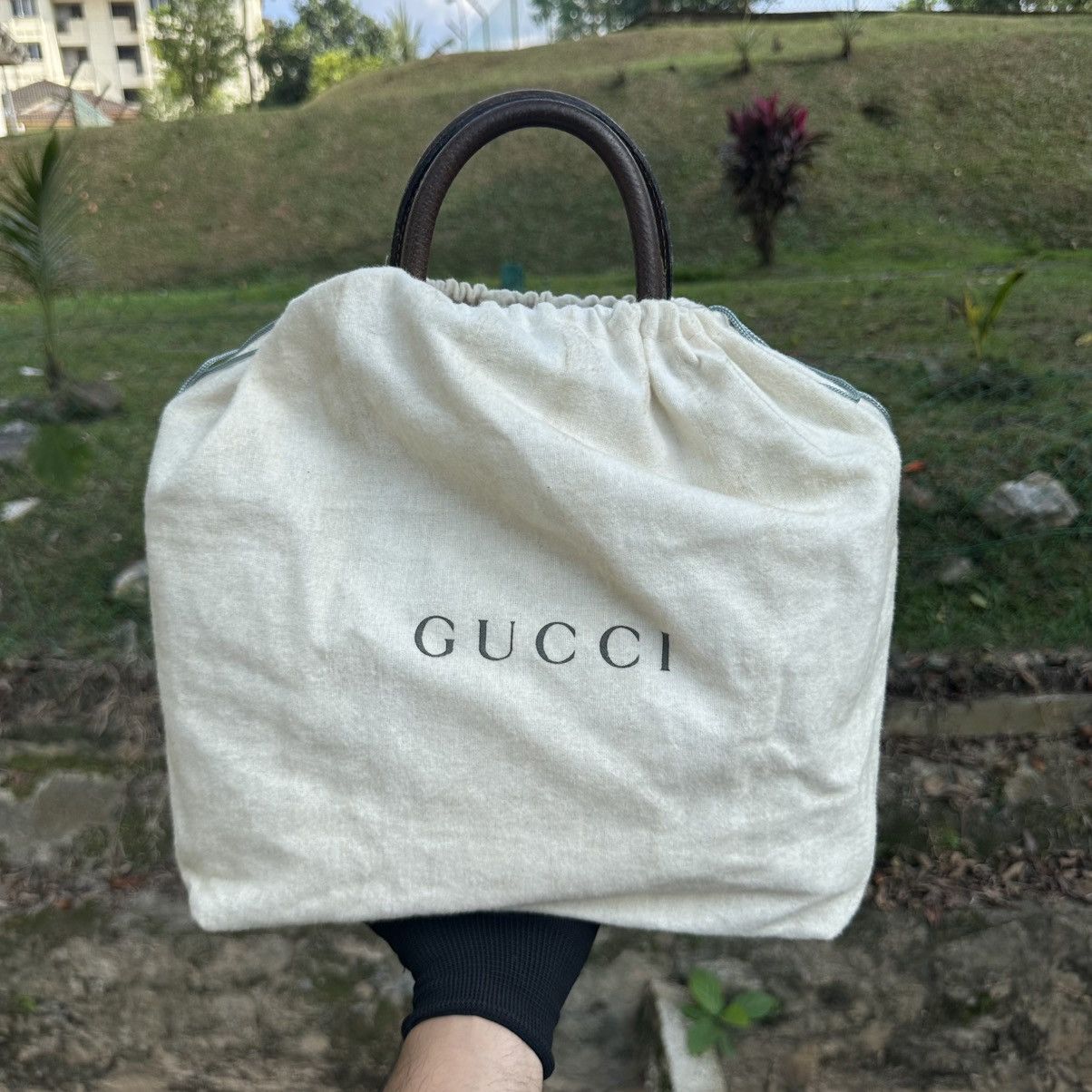 Gucci Vintage Gucci Monogram Boston Bag Canvas Shelly Line Size ONE SIZE - 22 Thumbnail