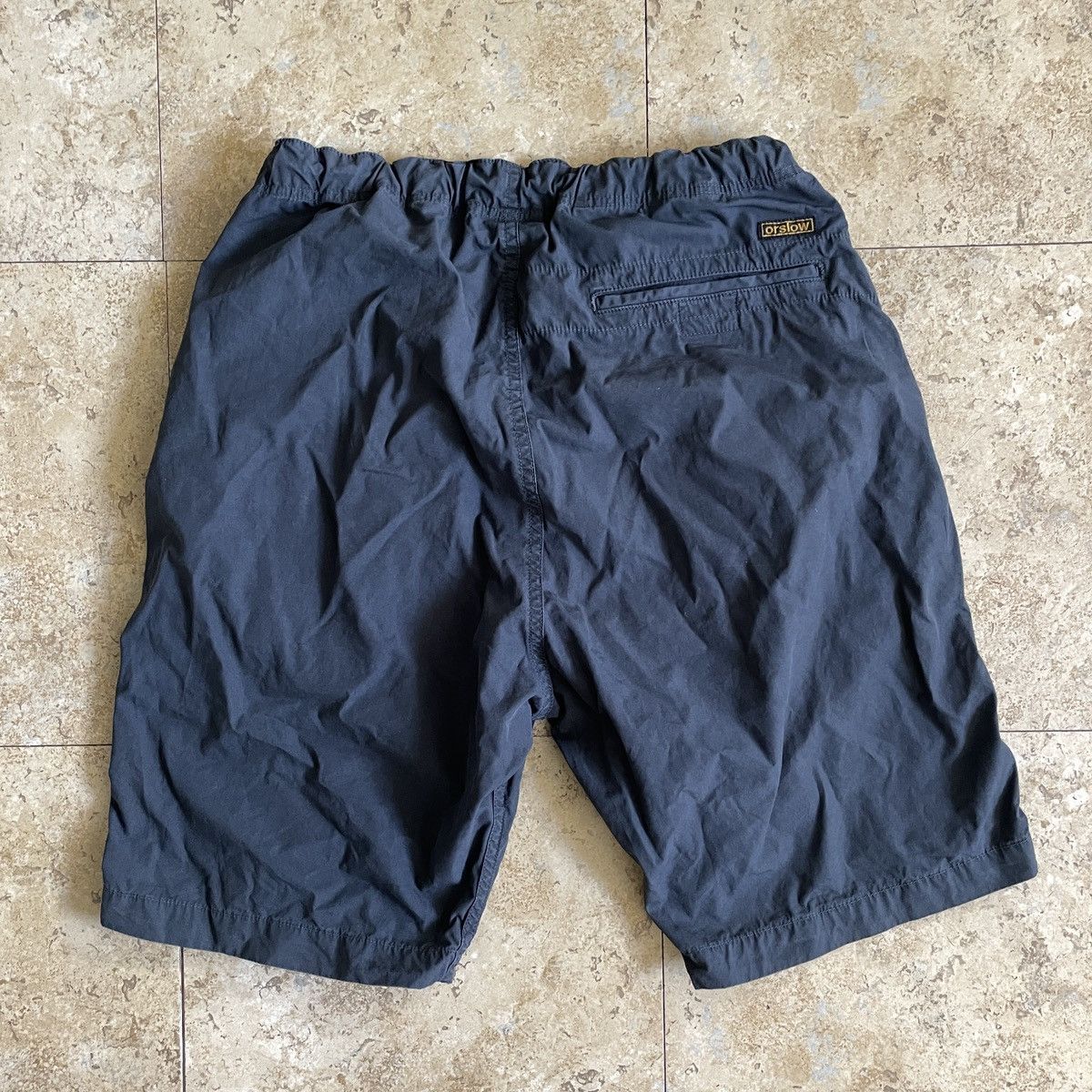 Orslow Orslow New Yorker Straight-Leg Cotton Shorts Size US 29 - 2 Thumbnail