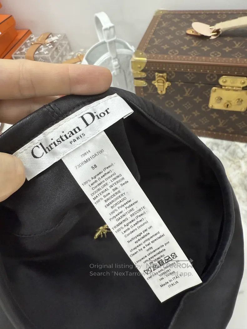 Dior Dior Size58 Beret Size ONE SIZE - 4 Thumbnail