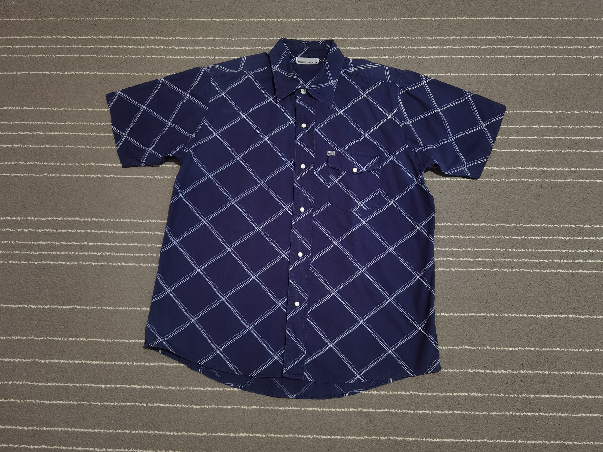 Quiksilver × Vintage Quiksilver pearl snap button m 2227 Size US M / EU 48-50 / 2 - 1 Thumbnail