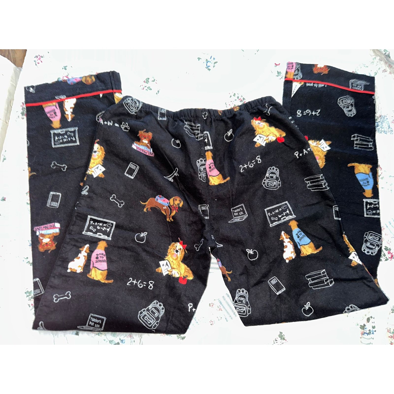 Other NWT PJ SALVAGE COTTON FLANNEL TEACHER'S PET DOGS PAJAMAS S Size ONE SIZE - 10 Thumbnail
