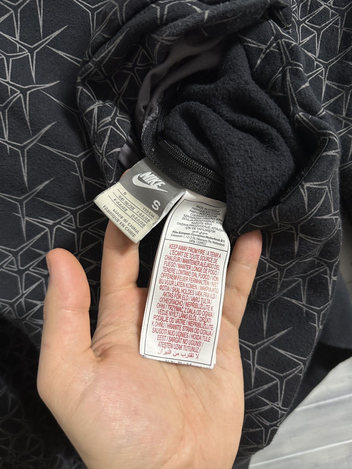 Nike Very Rare Vintage Double-Sided Hoodie Nike Small Swoosh. Size US S / EU 44-46 / 1 - 13 Thumbnail