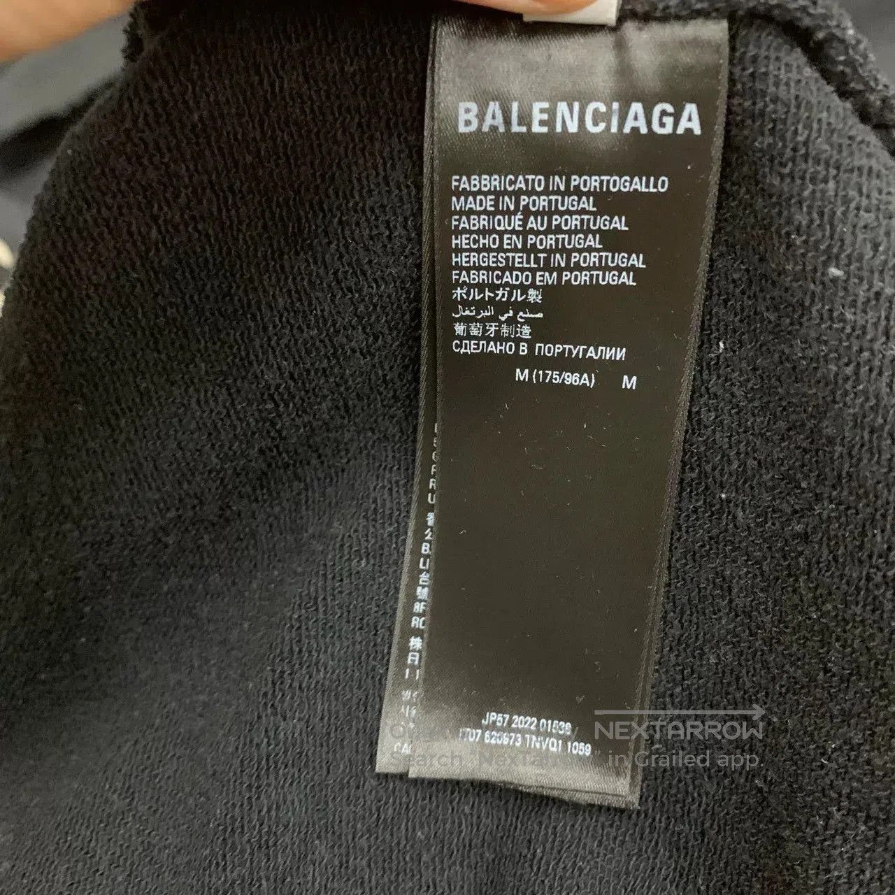 Balenciaga Balenciaga Black Graffiti Hoodie Sweatshirt. Size US M / EU 48-50 / 2 - 6 Thumbnail