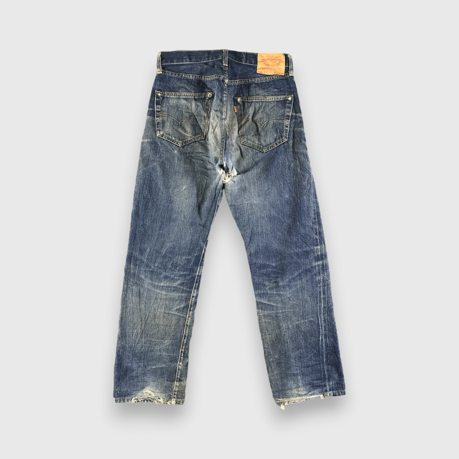 Levi's Vintage Blue Wash Levis 501 Jeans-J3729 Size US 30 / EU 46 - 2 Thumbnail