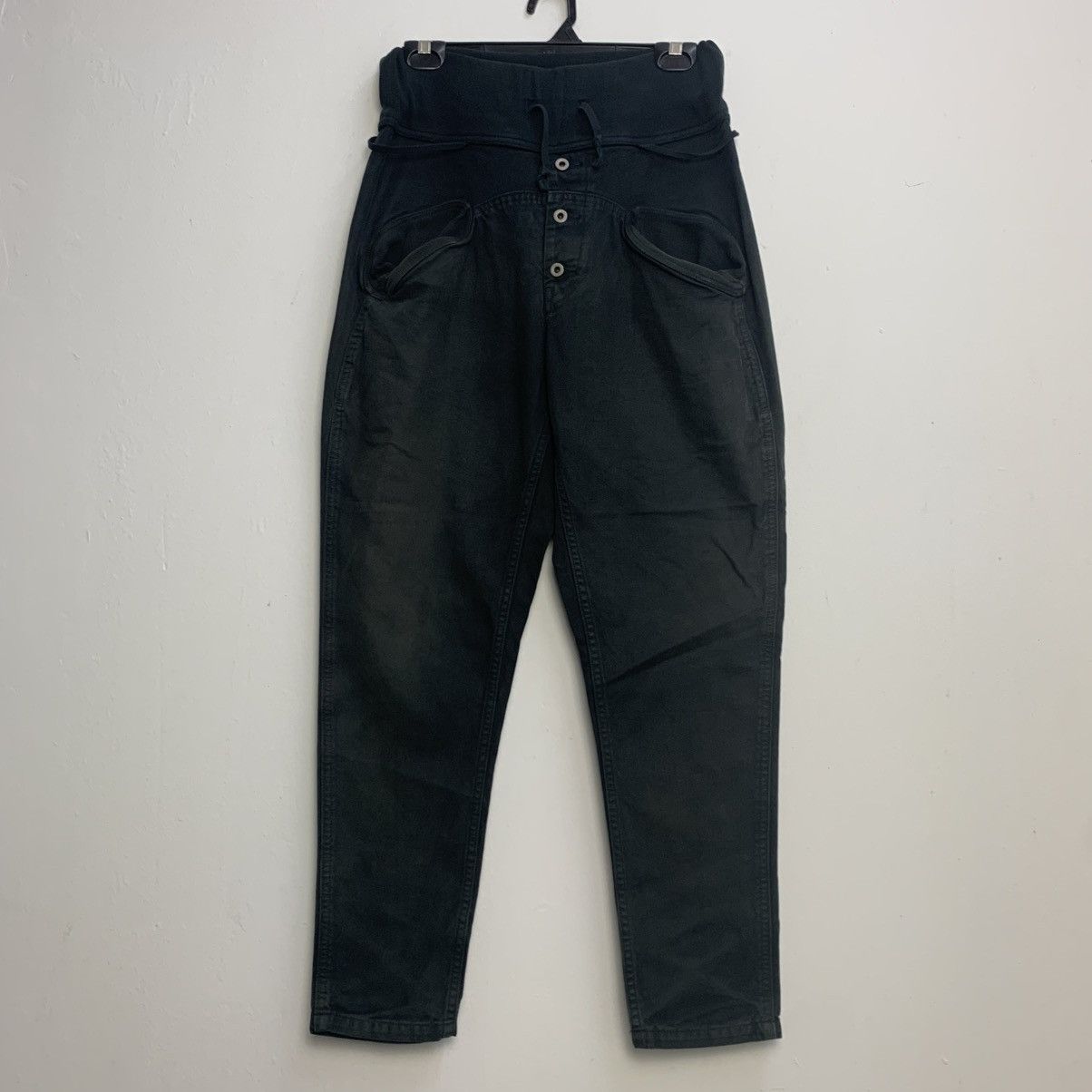 Kapital Kapital EK-169 Faded HighRise Tapered Hybrid Sweatpants jean Size US 29 - 1 Thumbnail