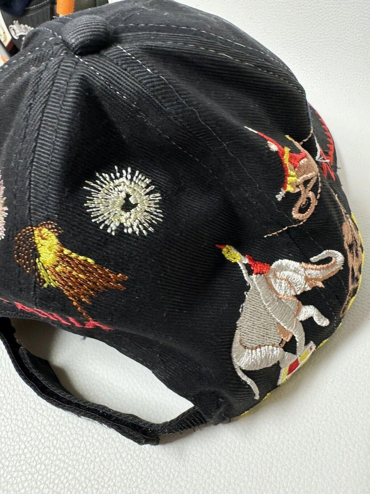 Designer Ararat Shrine Circus Hat Embroidered Tiger Elephant HorseCap Size ONE SIZE - 9 Thumbnail