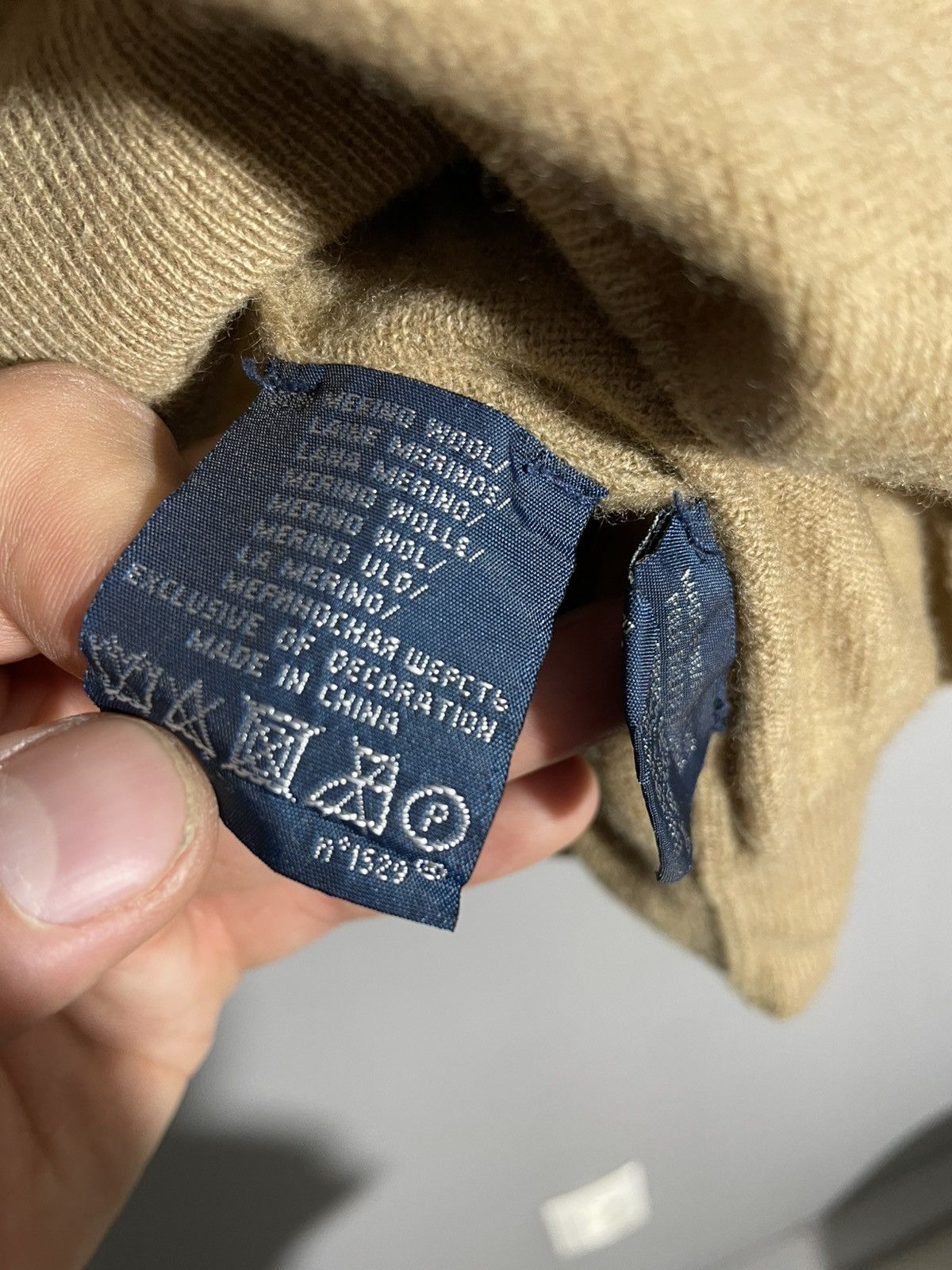 Polo Ralph Lauren × Vintage Vintage Polo Ralph Lauren Beige Old Money Style wool vest Size US XXL / EU 58 / 5 - 10 Thumbnail
