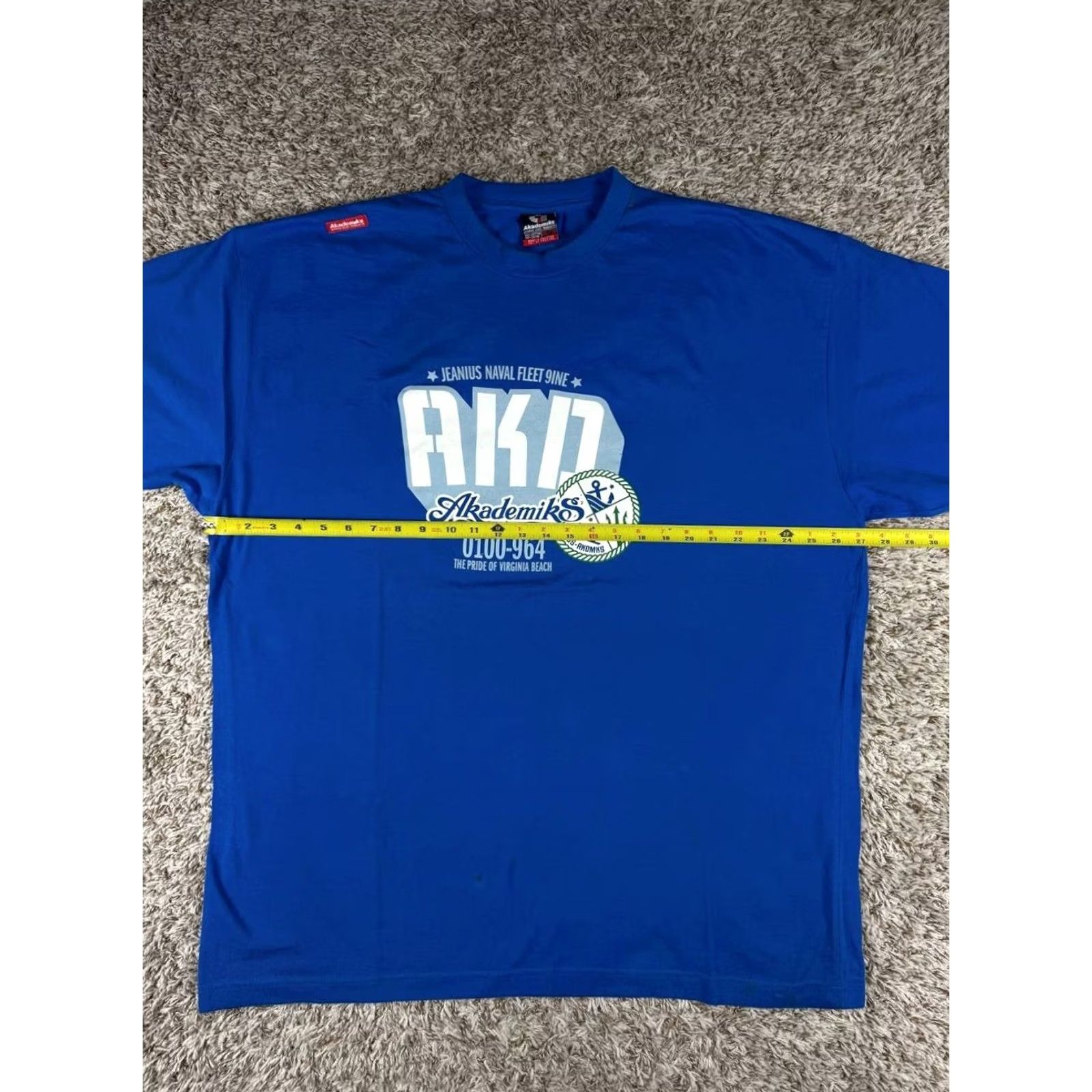 Akademiks VINTAGE Akademiks AKDM Shirt XXL Big Logo Graphic Nautical Print Y2K Hip Hop Streetwear Size US XXL / EU 58 / 5 - 6 Thumbnail