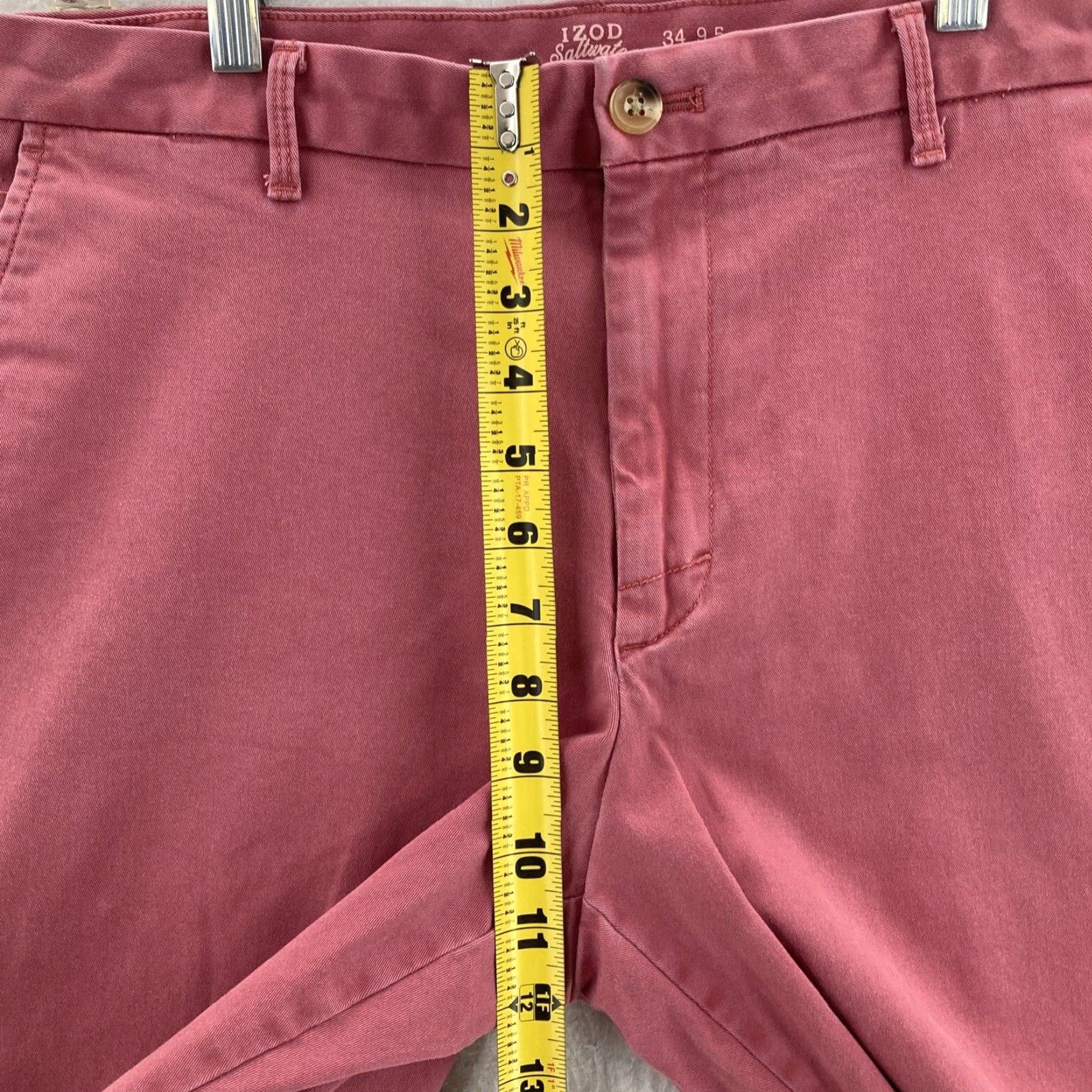 Izod VINTAGE Izod Saltwater Chino Shorts Mens 34 Shirt Size US 34 / EU 50 - 4 Thumbnail