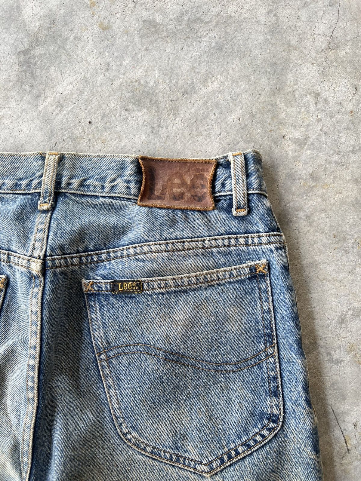 Other Vintage Lee Denim Jeans Size US 30 / EU 46 - 7 Thumbnail