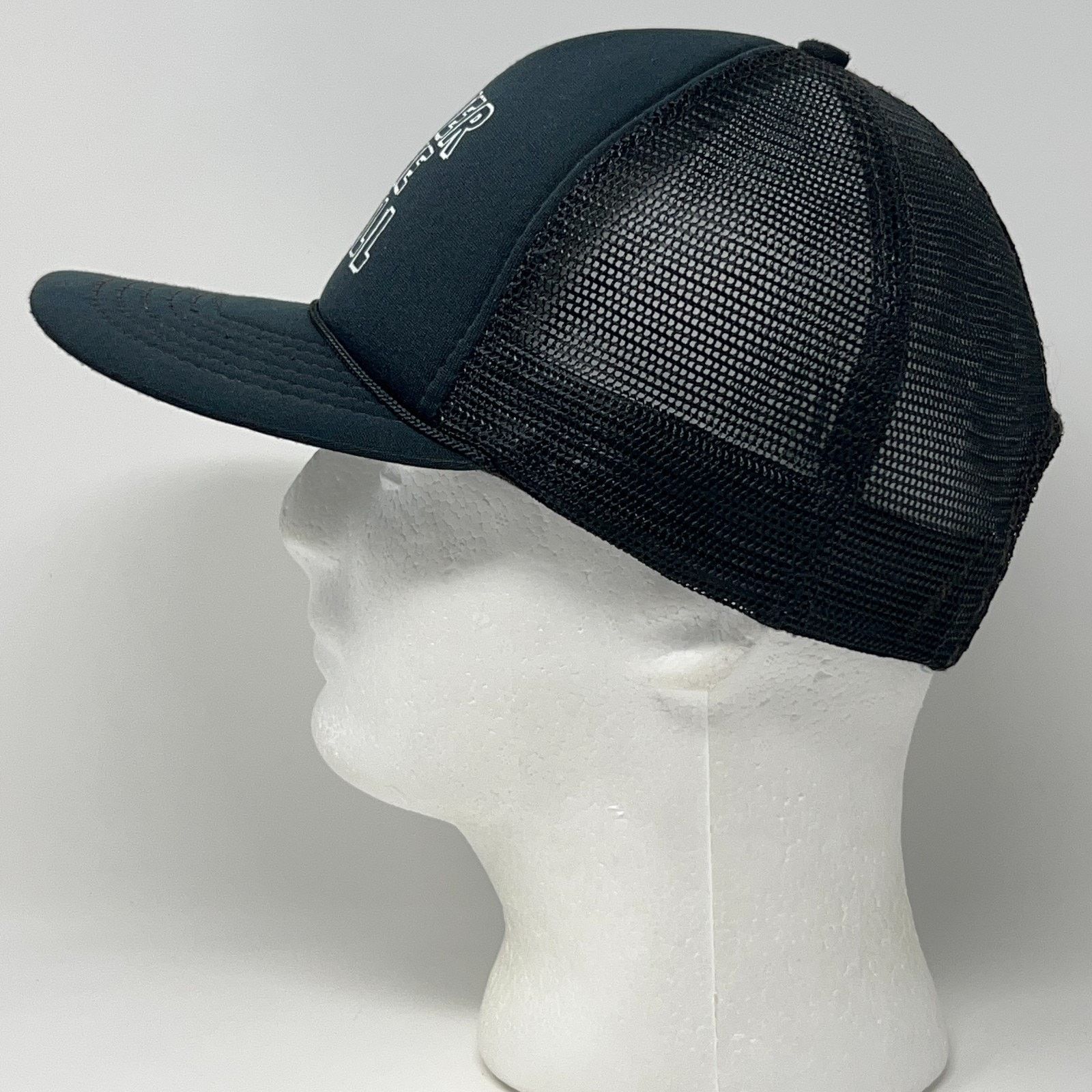 Vintage Vintage 80s Over The Hill Trucker Hat Baseball Cap Black Size ONE SIZE - 8 Thumbnail