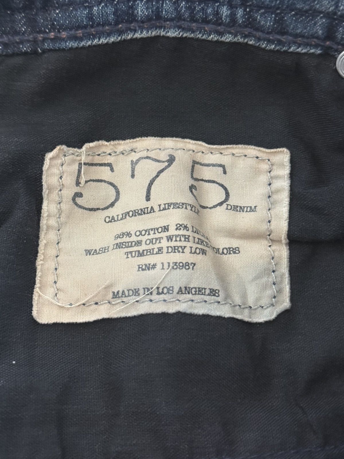Los Angeles Apparel KENDRICK LEMAR STYLE FLARE JEANS CALIFORNIA LIFE STYLE Size US 31 - 10 Thumbnail