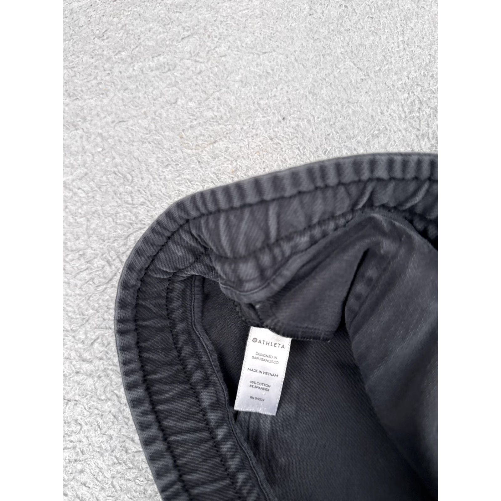 Athleta Athleta Womens Jogger Pants 12 Gray Elastic Waist Ankle Zippers Pockets Twill Cotton Spandex Size 34" / US 12 / IT 48 - 6 Thumbnail