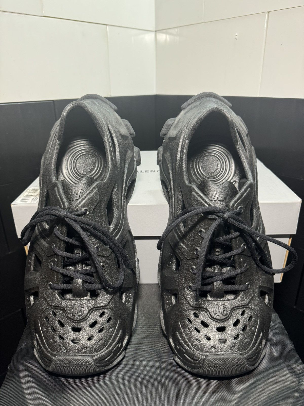 Balenciaga Balenciaga Lace Up HD Black Size 46 (US13) Size US 13 / EU 46 - 5 Thumbnail
