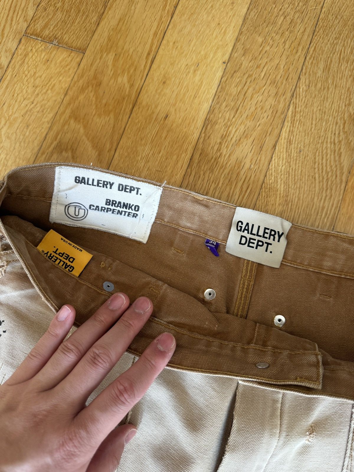 Gallery Dept. Gallery Dept Branko Carpenter Pants Tan 34/34 Size US 34 / EU 50 - 5 Thumbnail