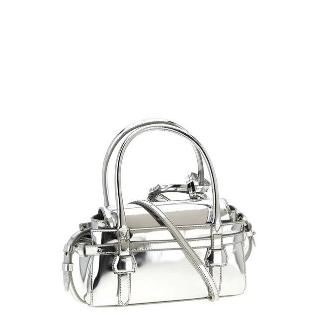 Dsquared2 DSQUARED2 Twin Mini Top Handle Silver Bag New & Authentic Size ONE SIZE - 2 Thumbnail