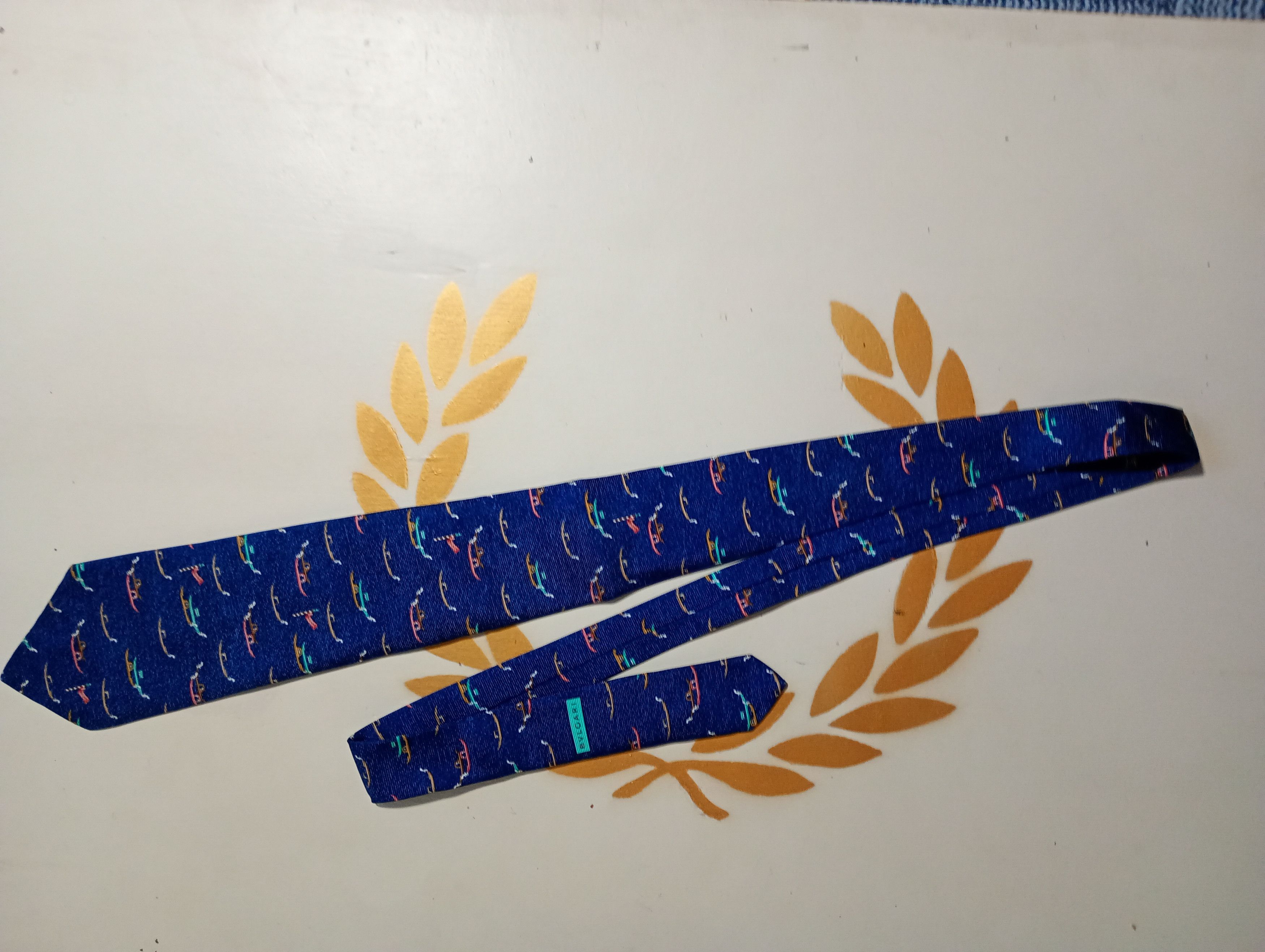 Bvlgari Bvlgari Hand Made Silk Tie Vintage 90/s Size ONE SIZE - 2 Thumbnail