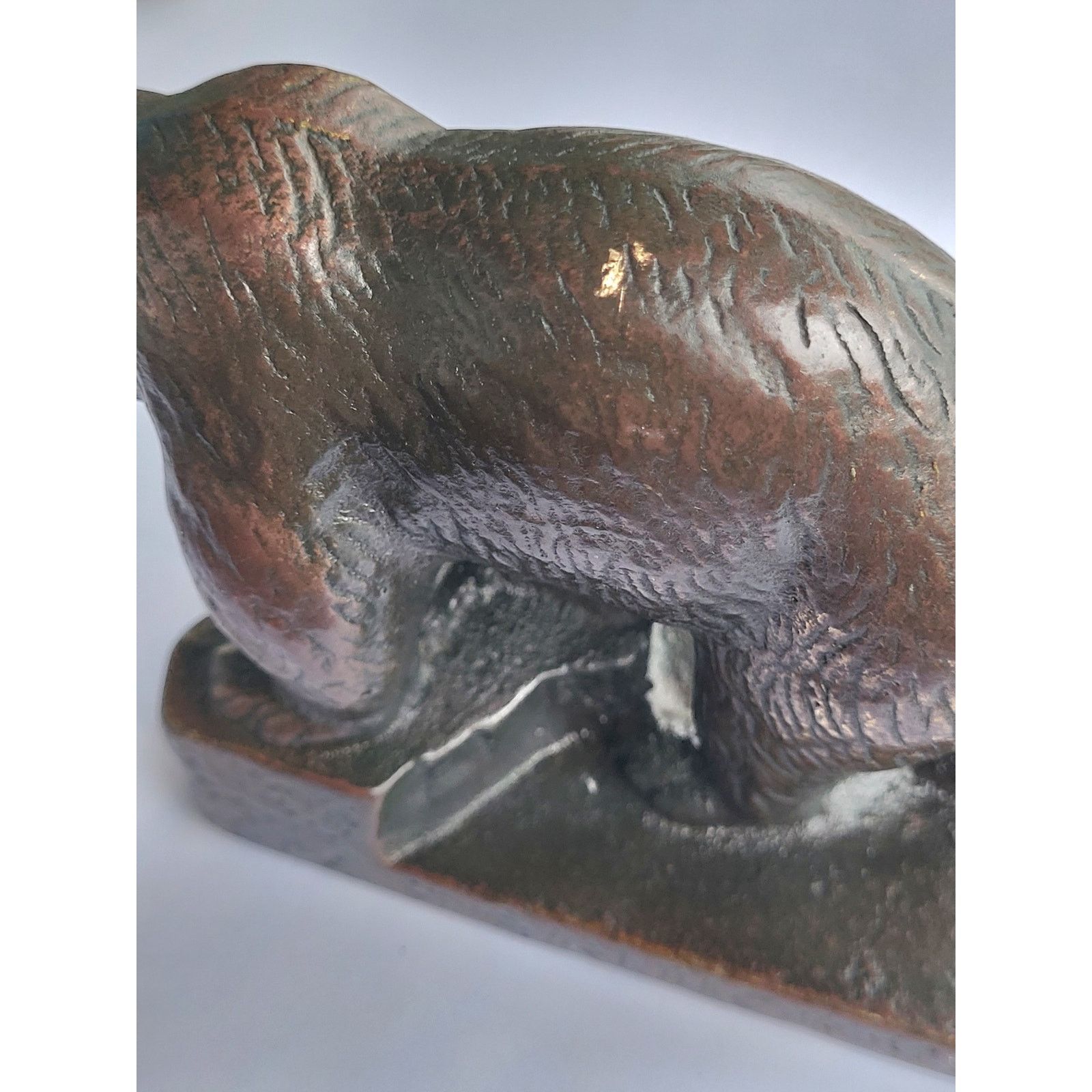 Other ARTS & CRAFTS BRONZE GRIZZLY BEAR BOOKEND C1910 STATUE Size ONE SIZE - 9 Thumbnail