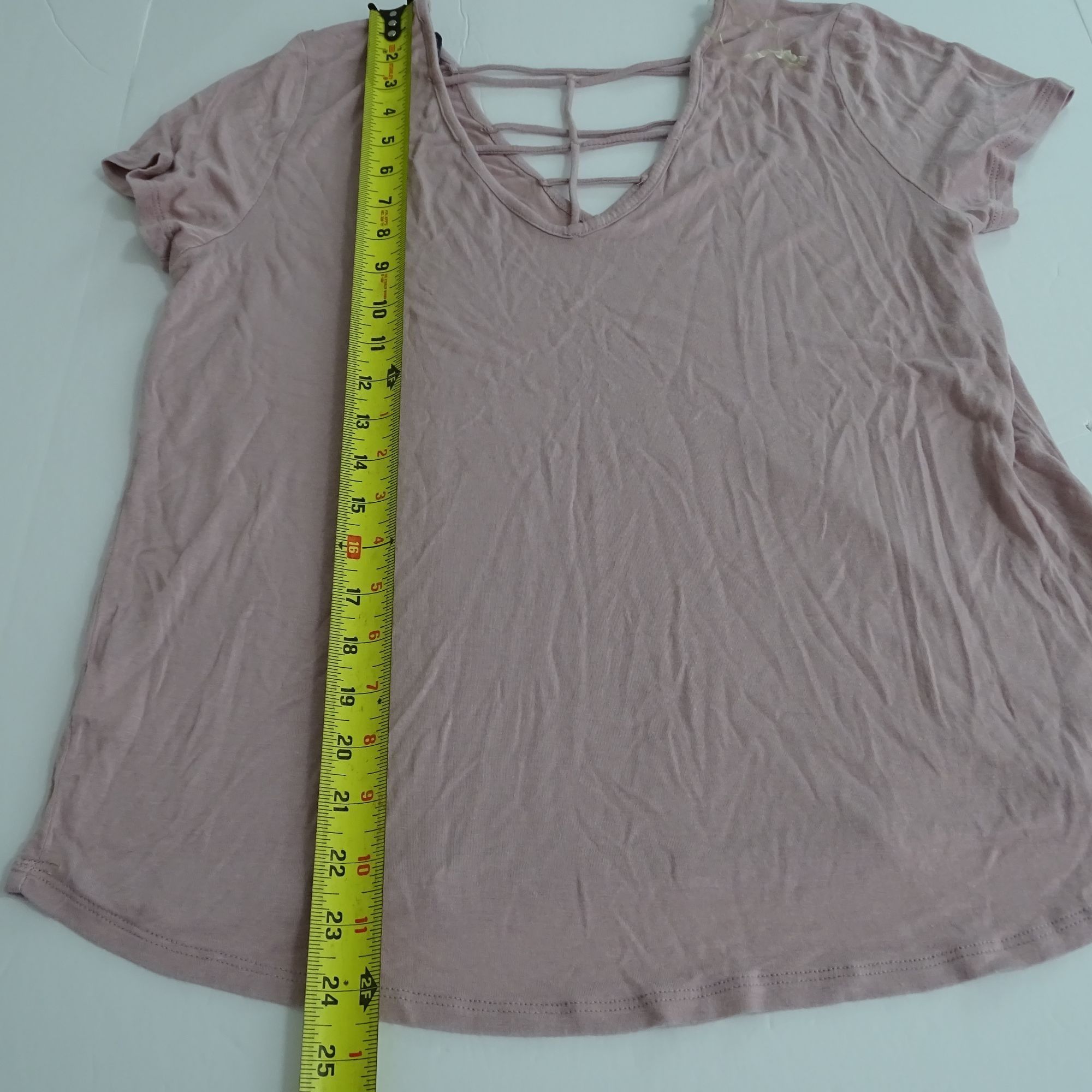 Other Charlotte Russe Pink Strappy Short Sleeve T-Shirt Size L Size L / US 10 / IT 46 - 9 Thumbnail