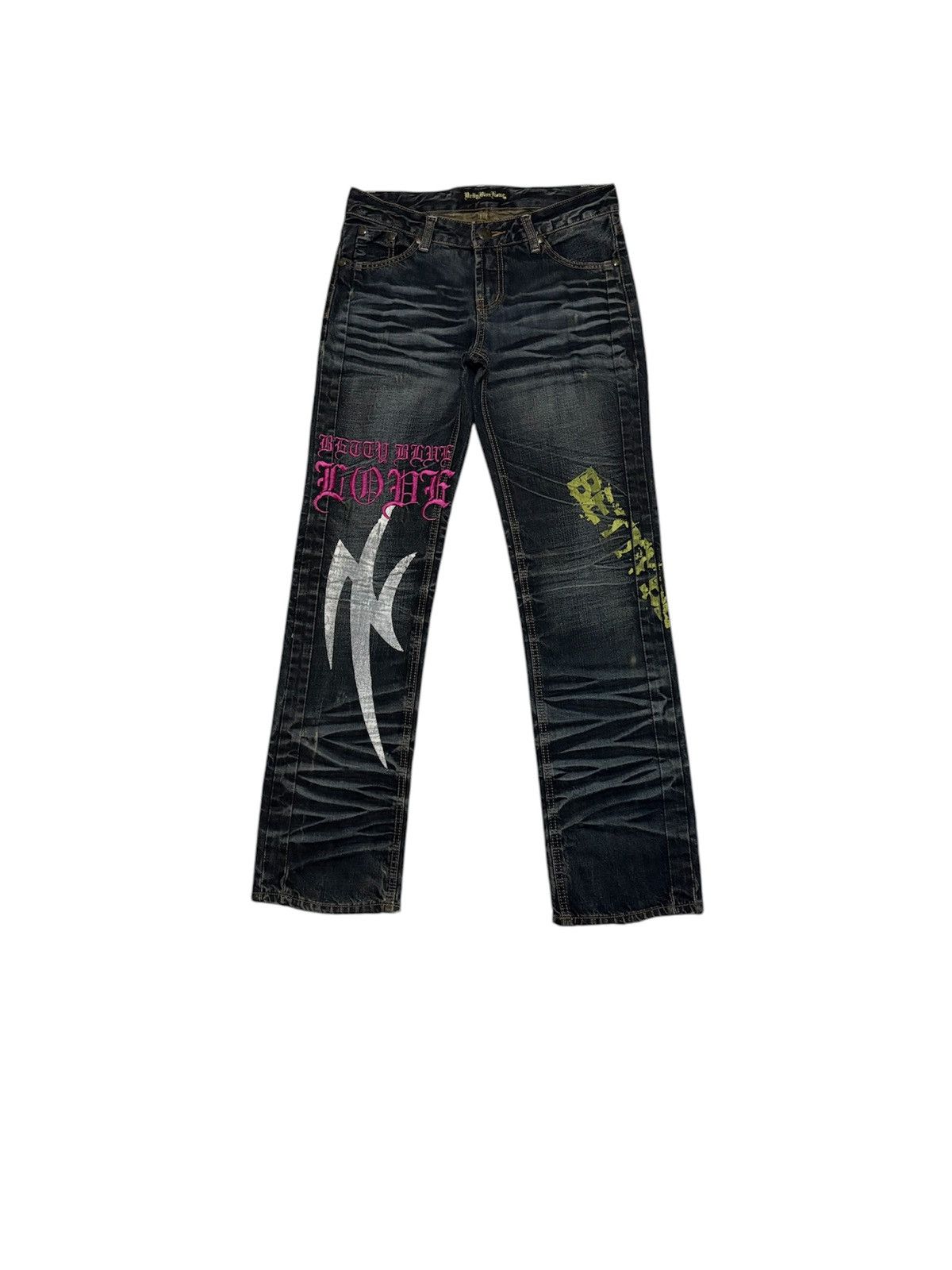 Other Betty Blue Love Streetwear Jeans Distressed Denim Size US 31 - 1 Thumbnail