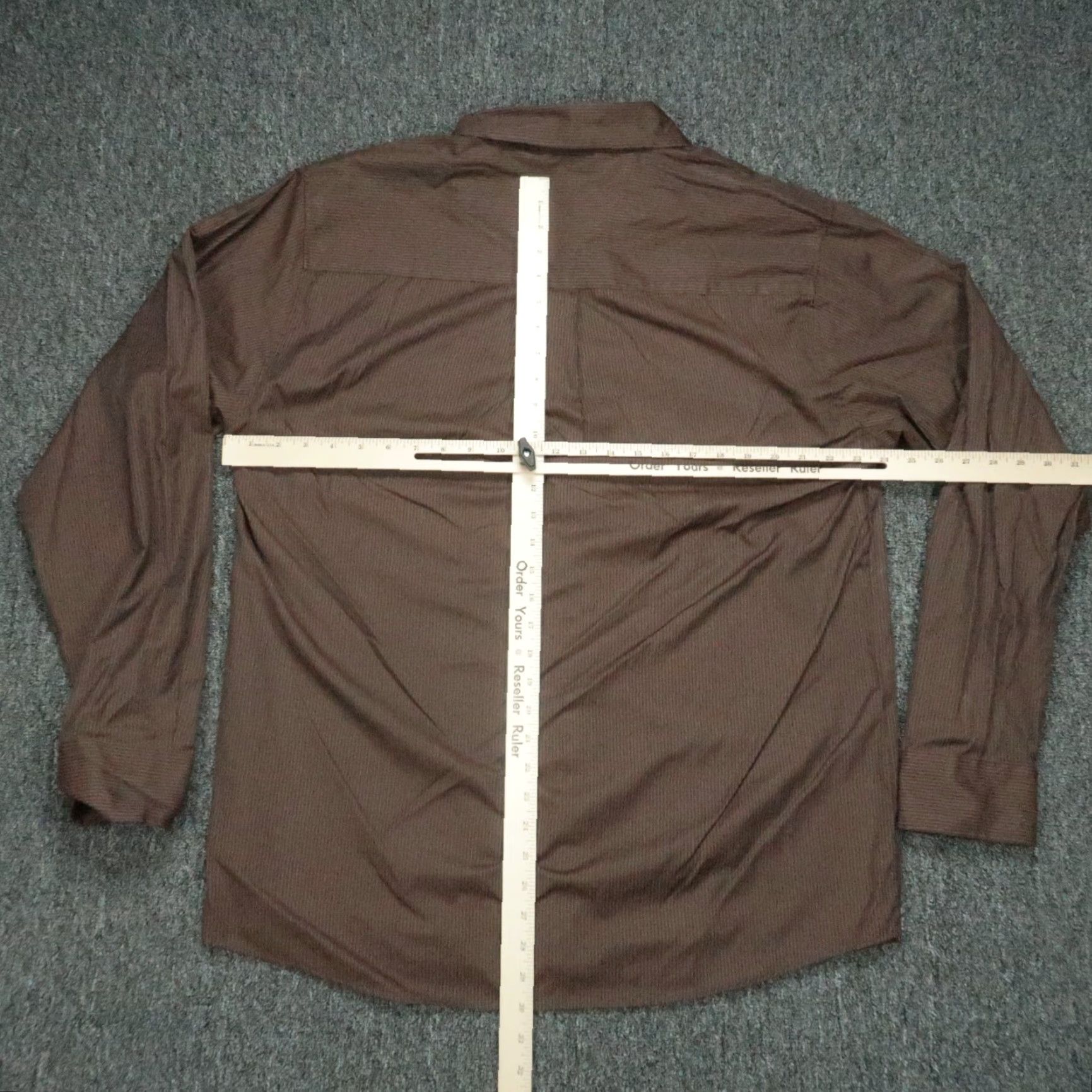 Vintage Dixxon Flannel Shirt Mens 2XL Brown Striped Button-Up Long Sleeve Casual Shirt Windowed by Dixxon Size US XXL / EU 58 / 5 - 5 Thumbnail