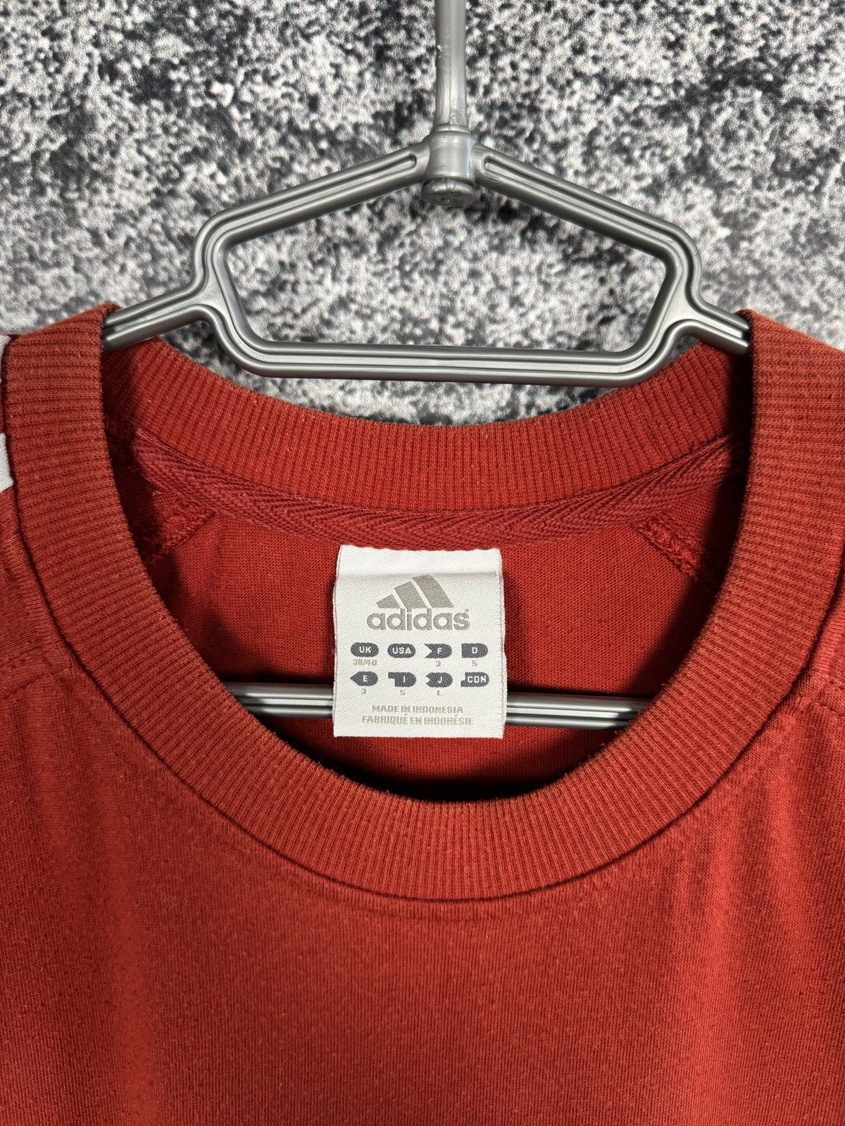 Adidas Men’s Adidas Vintage T-Shirt Big Logo Streetwear Size 38/40 Size US M / EU 48-50 / 2 - 7 Thumbnail
