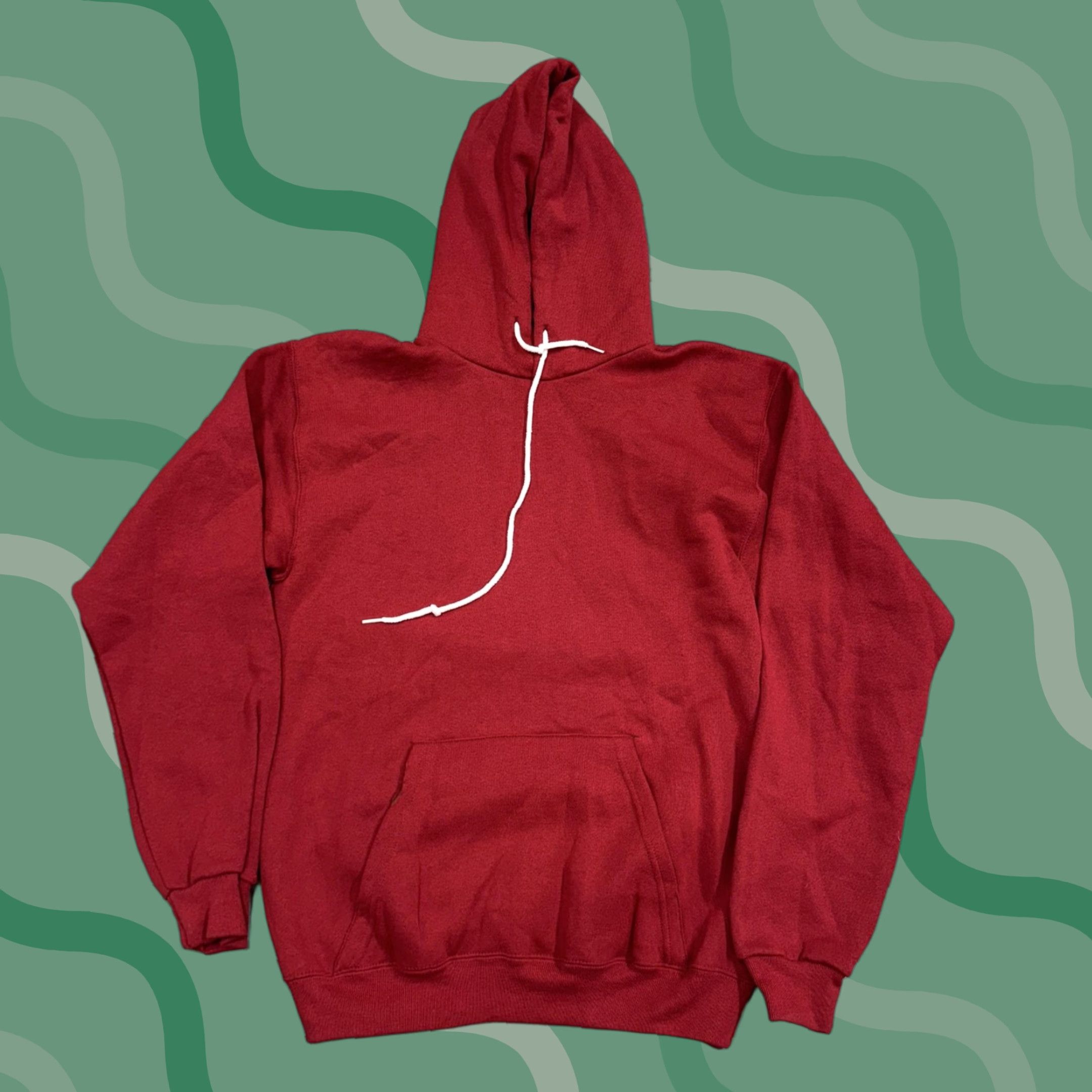 Soffe VINTAGE Soffe Hoodie Mens M Red Heavyweight Pullover Pockets All Seasons 90s Size US M / EU 48-50 / 2 - 1 Thumbnail