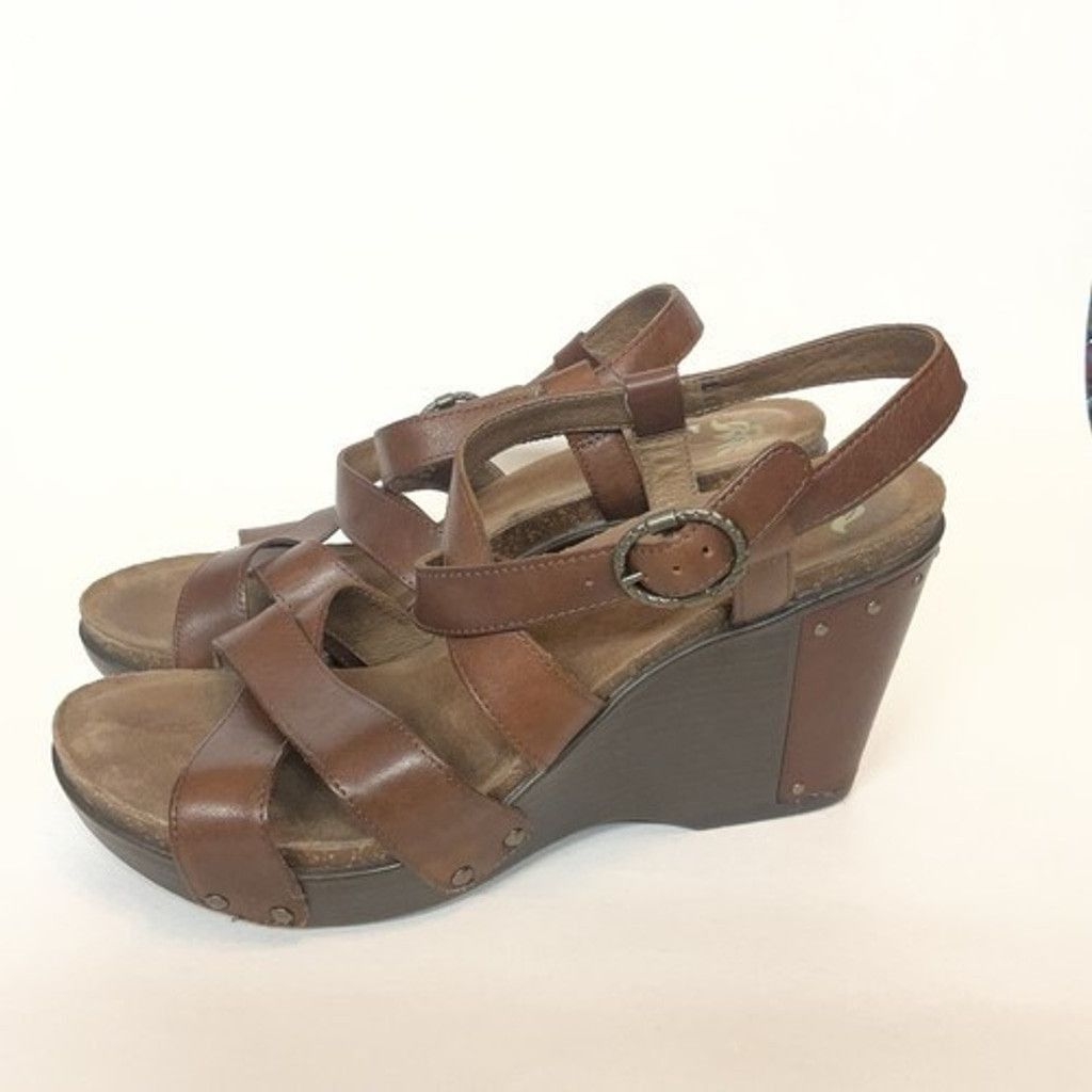 Dansko Dansko Frida Criss Cross Straps Wedges Womens EU40/US9-9.5 Size US 9 / IT 39 - 7 Thumbnail
