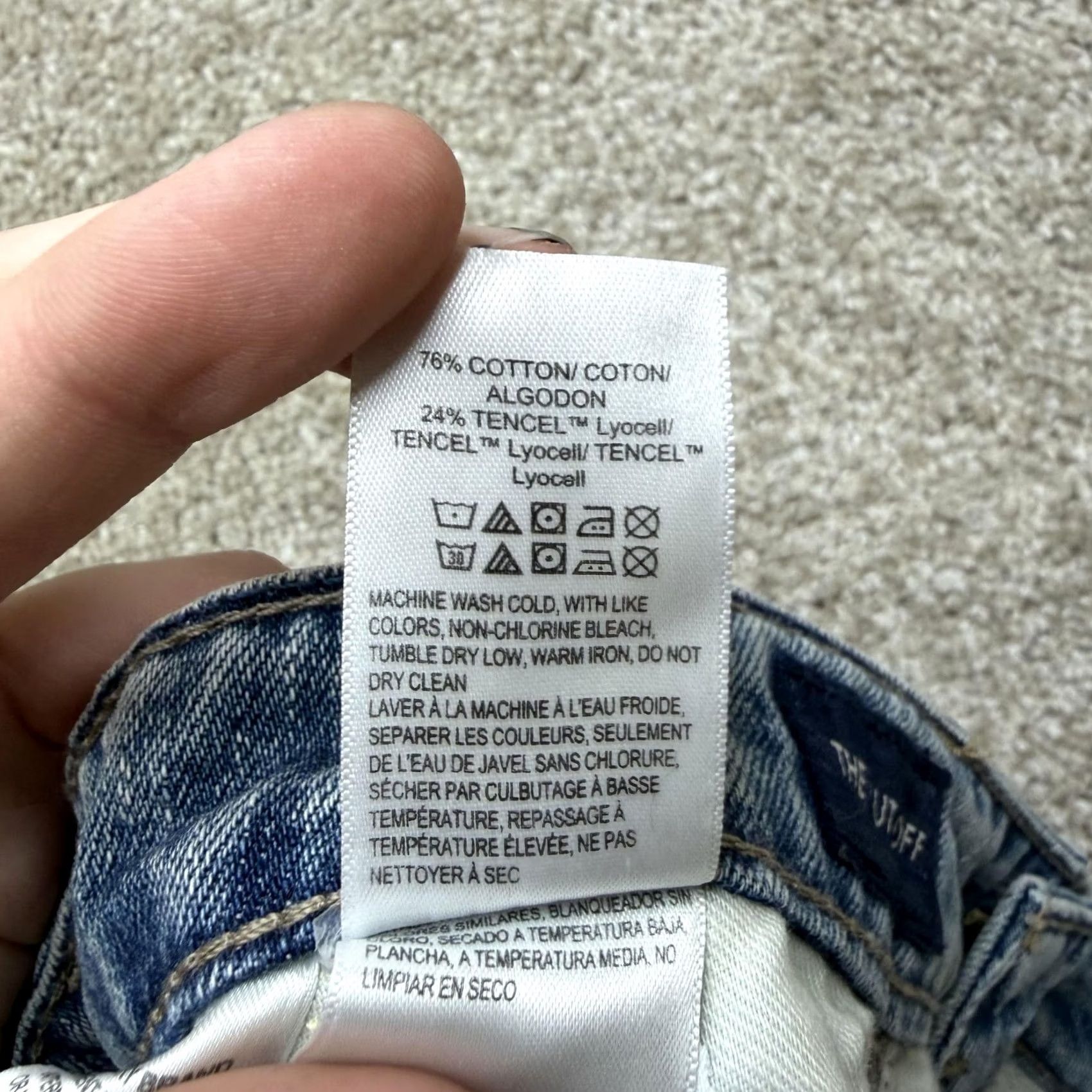Lucky Brand Lucky Brand Cutoff Shorts Womens 10 30W Blue Denim Distressed Casual Summer Size 32" / US 10 / IT 46 - 4 Thumbnail